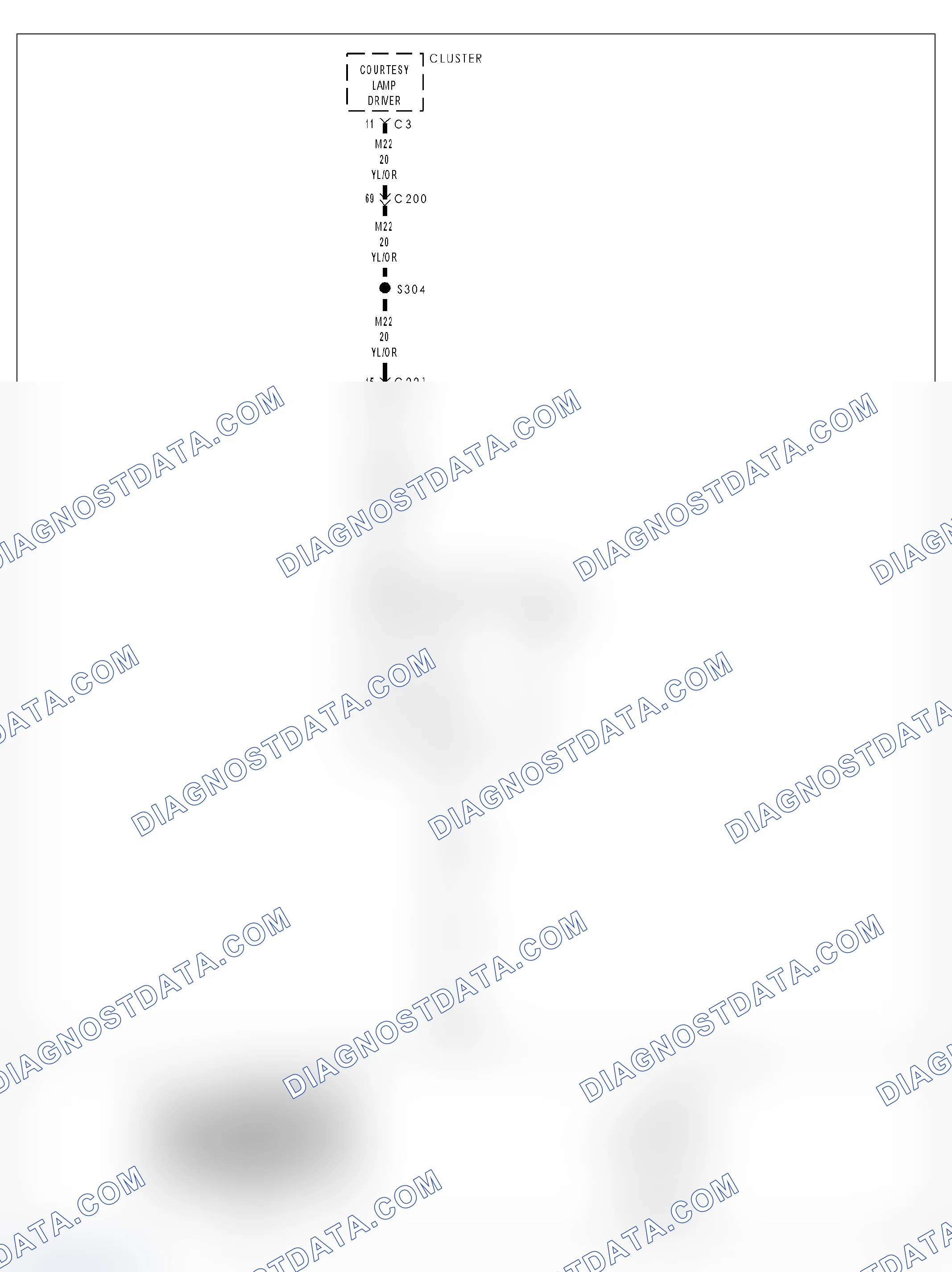 Scheme 5: B1627-CARGO LAMP OUTPUT CIRCUIT SHORT TO GROUND