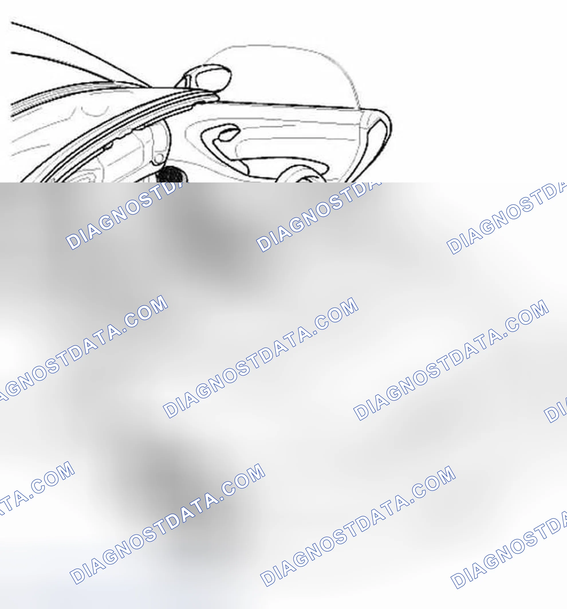 Scheme 54: Removing and installing inner sill (passenger's side) - as of MY 1996