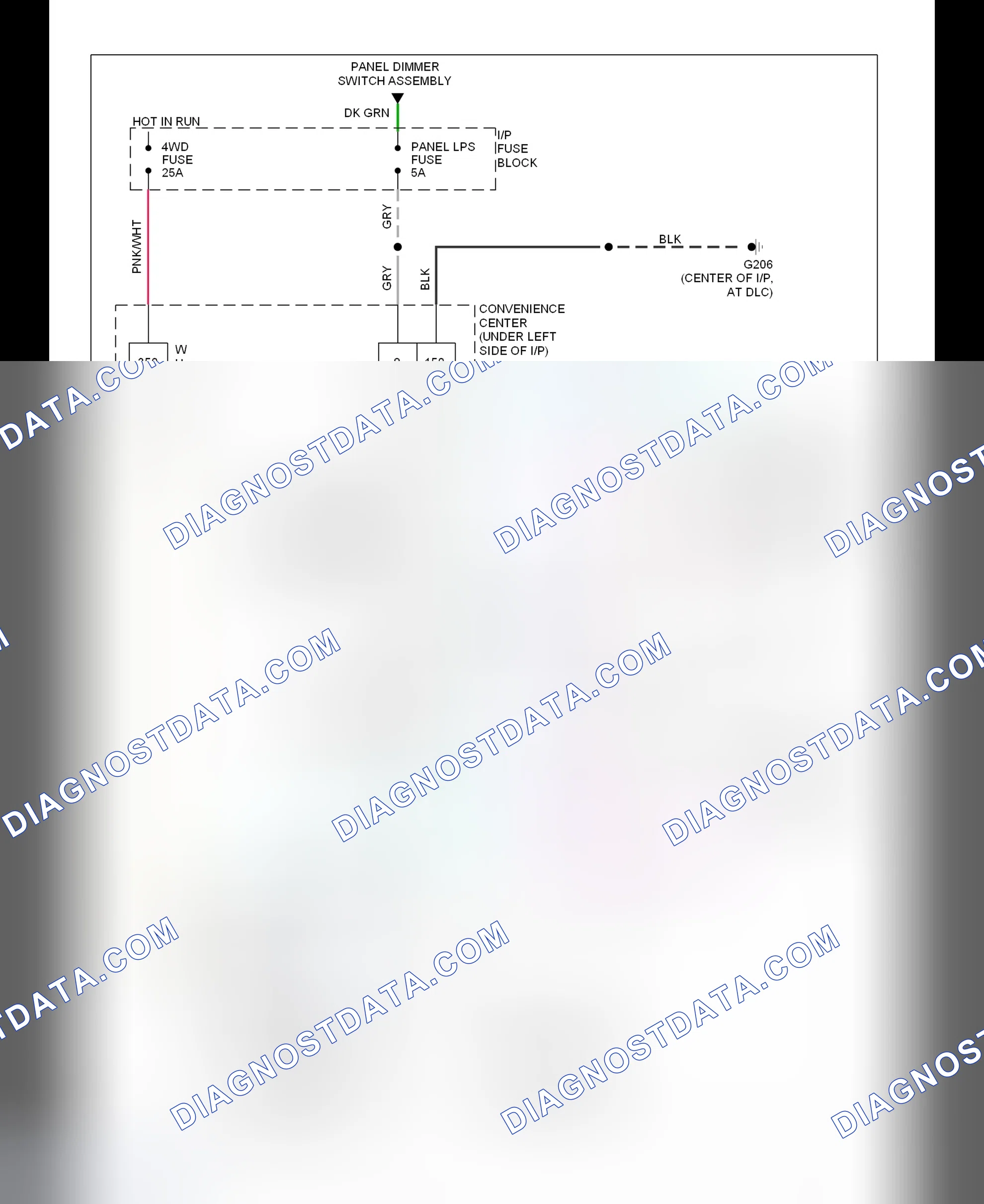 Scheme 10: Transfer Case Circuit (1994 K300)