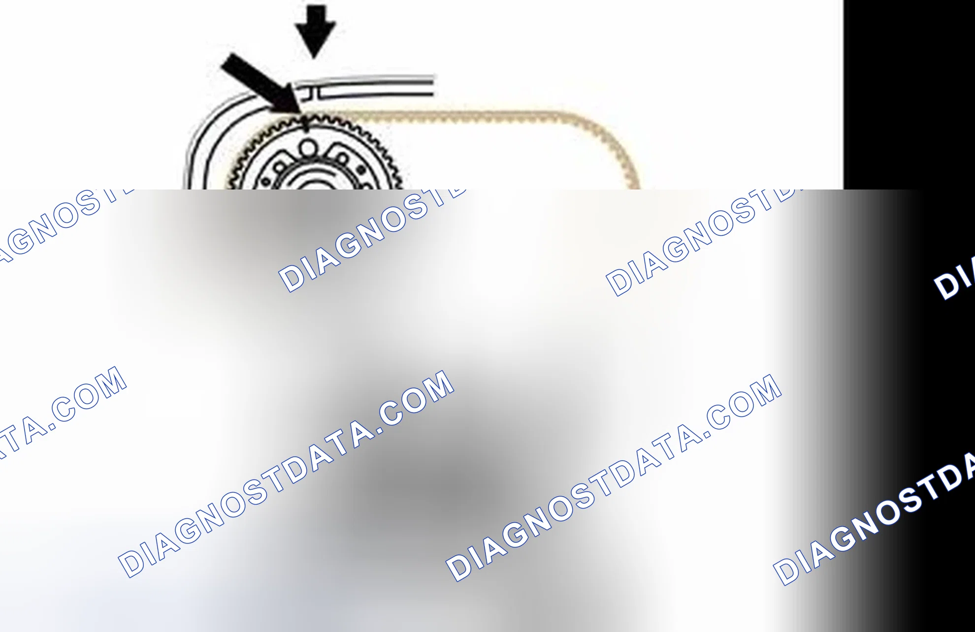 Scheme 495: Installing the Variable Valve Timing (VVT) Unit On the Exhaust Camshaft