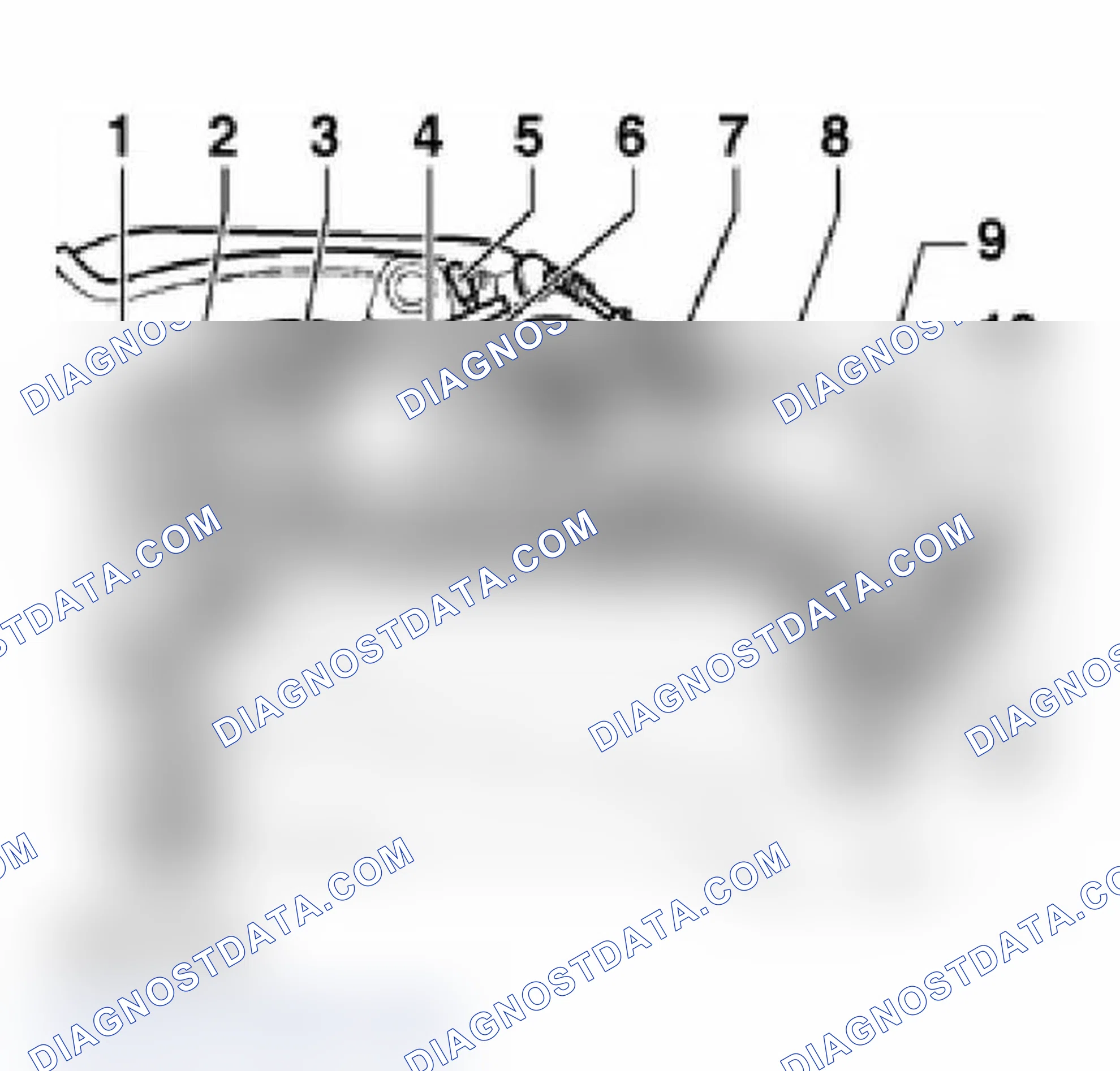 Scheme 630: Engine Vacuum Connections - Top View