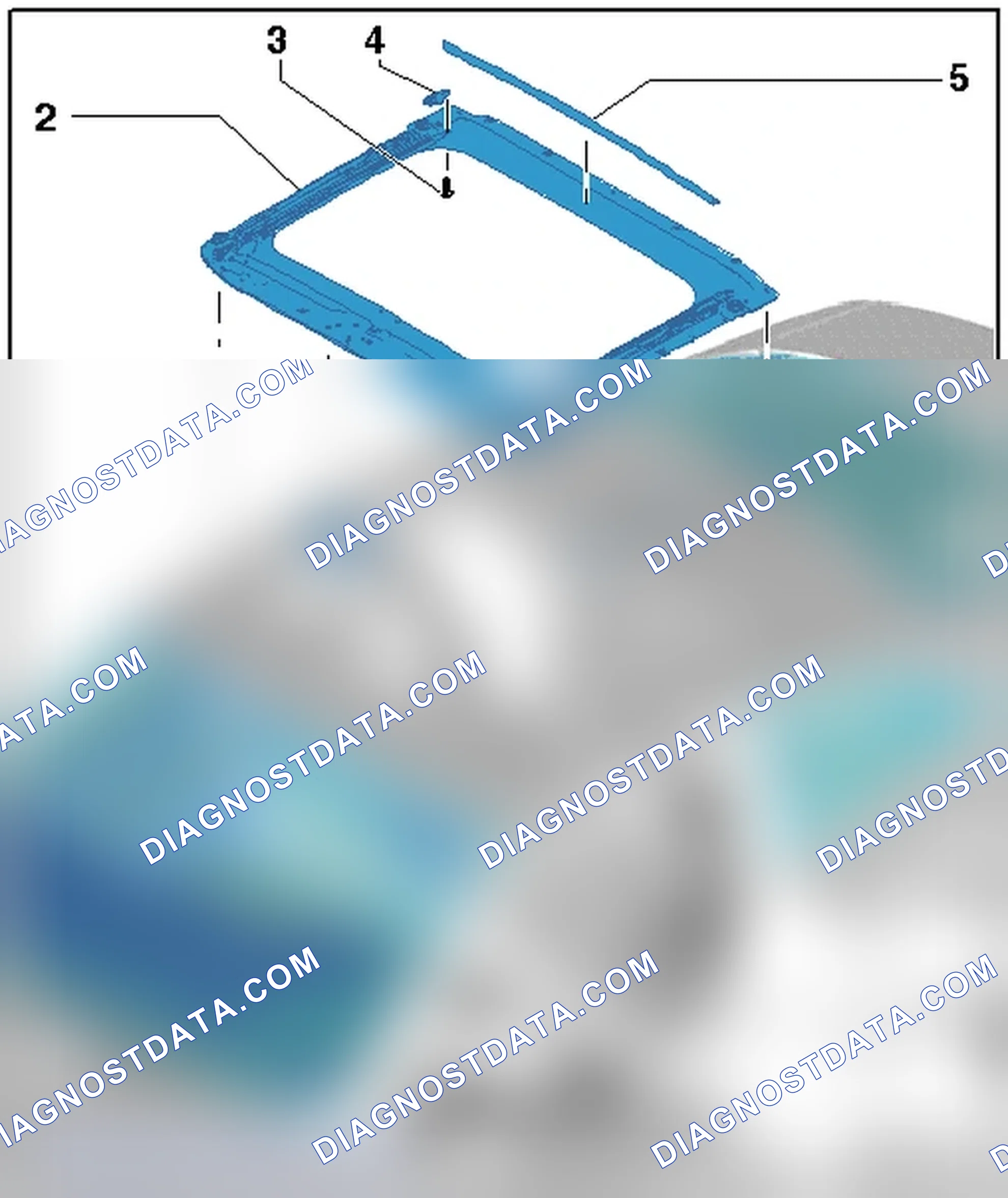 Scheme 14: SUNROOF FRAME