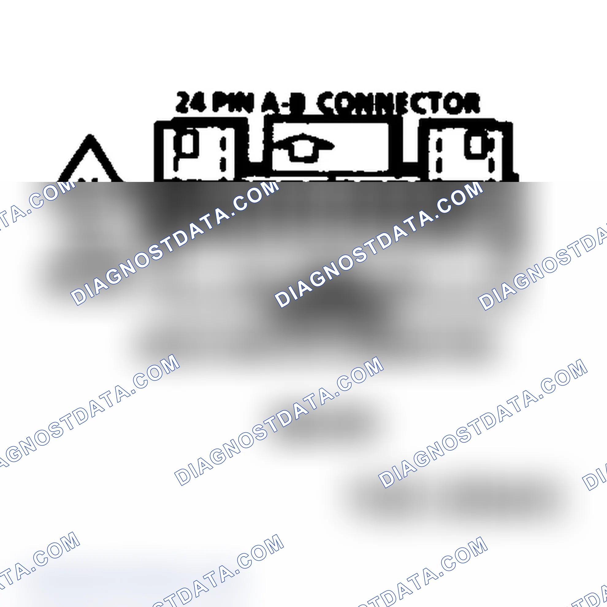 Scheme 1: Black 24 PIN A-B Connector/Pin Voltage, 4.3L VIN Z, (Caprice)