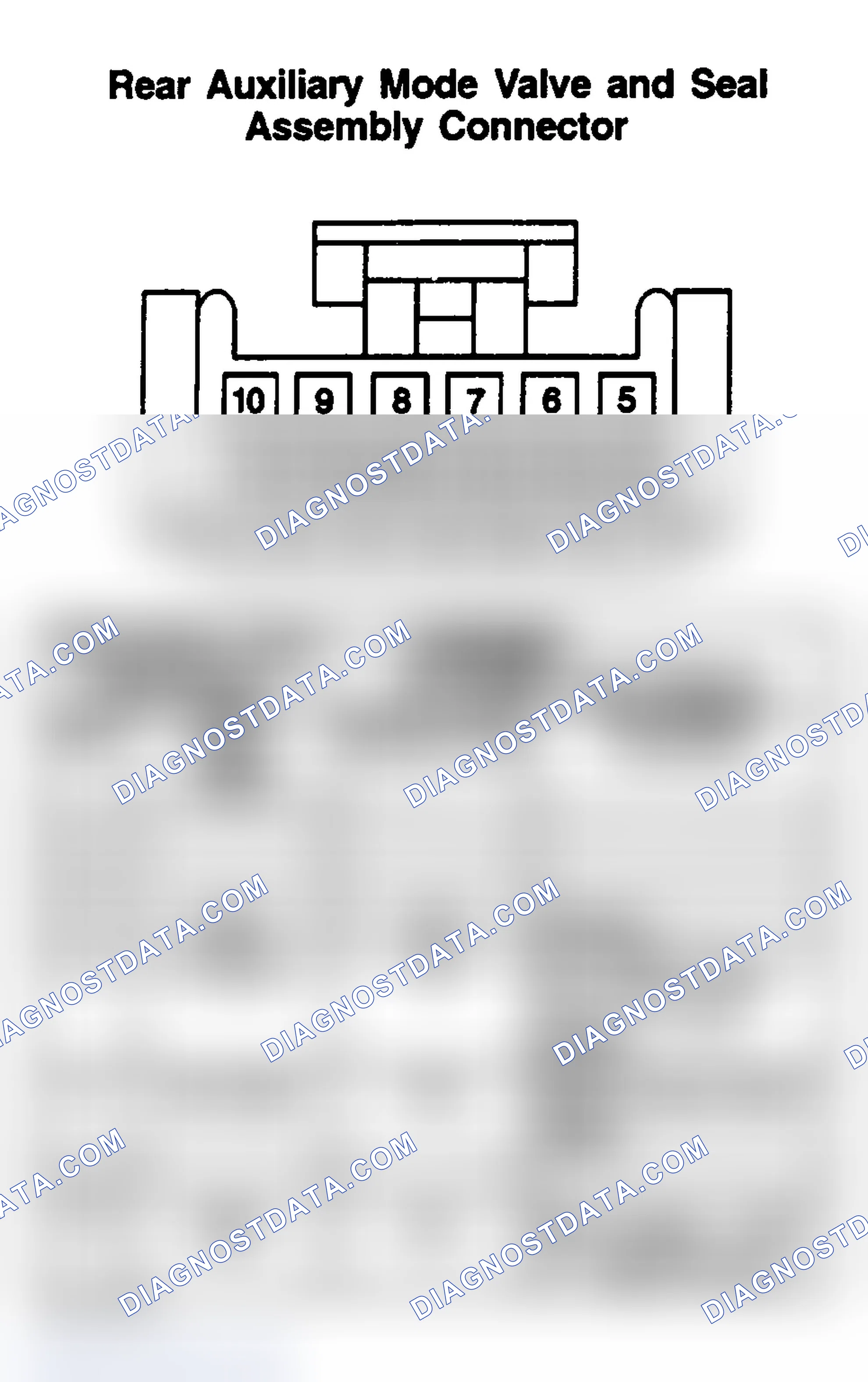 Scheme 235: REAR AUXILIARY MODE VALVE & SEAL ASSEMBLY