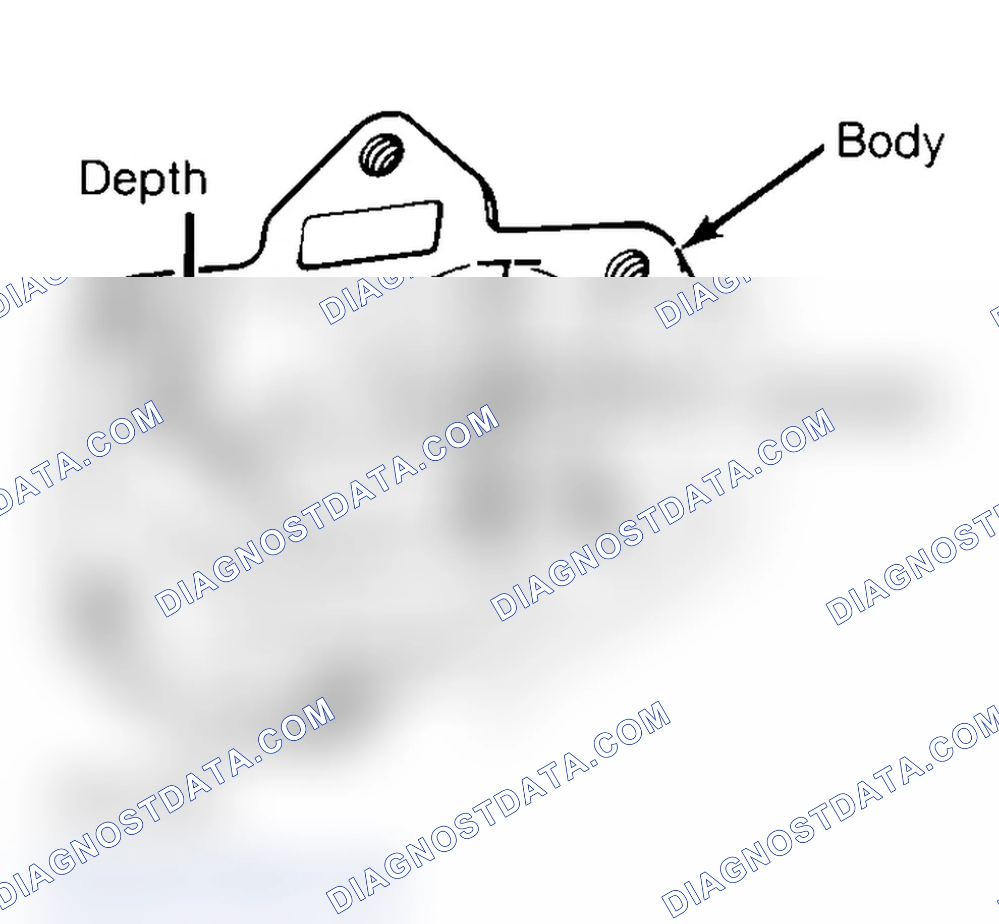 Scheme 35: Measuring Oil Pump Gear Cavity