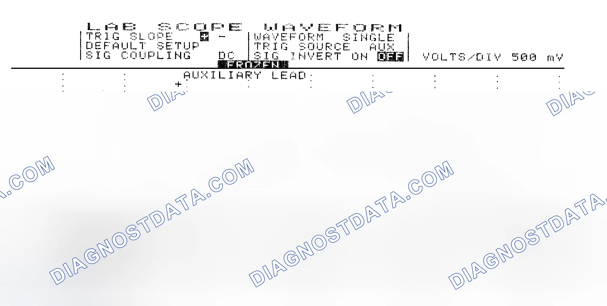 Scheme 14: Single Injector w/Excessive Current Flow - Current Pattern