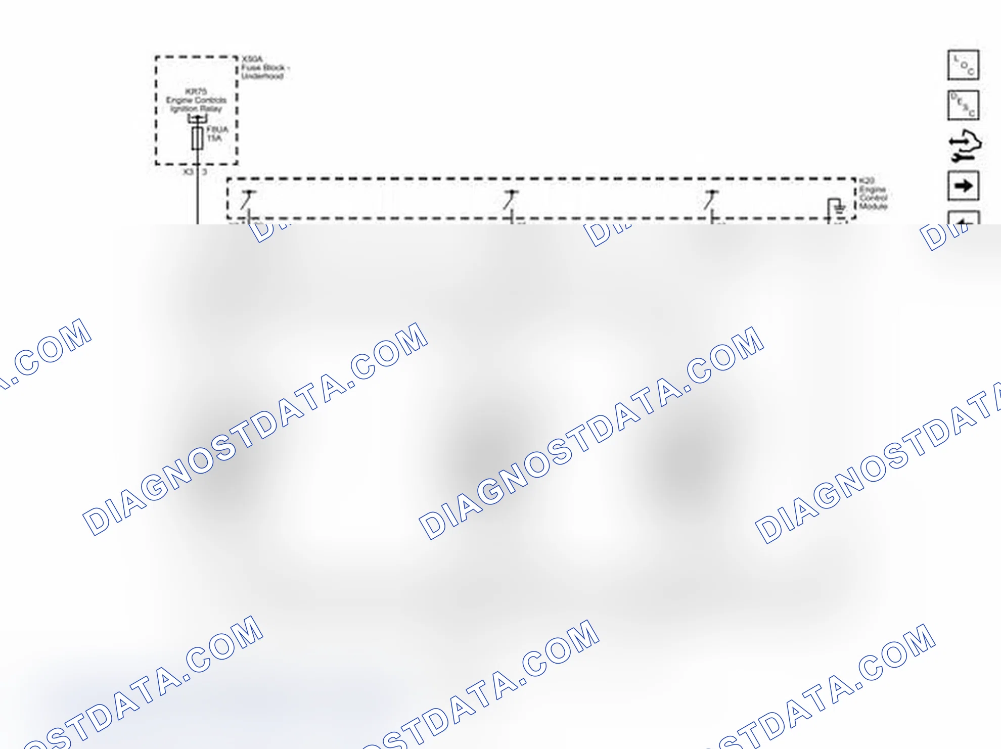 Scheme 122: Ignition Controls - Bank 2 Ignition System