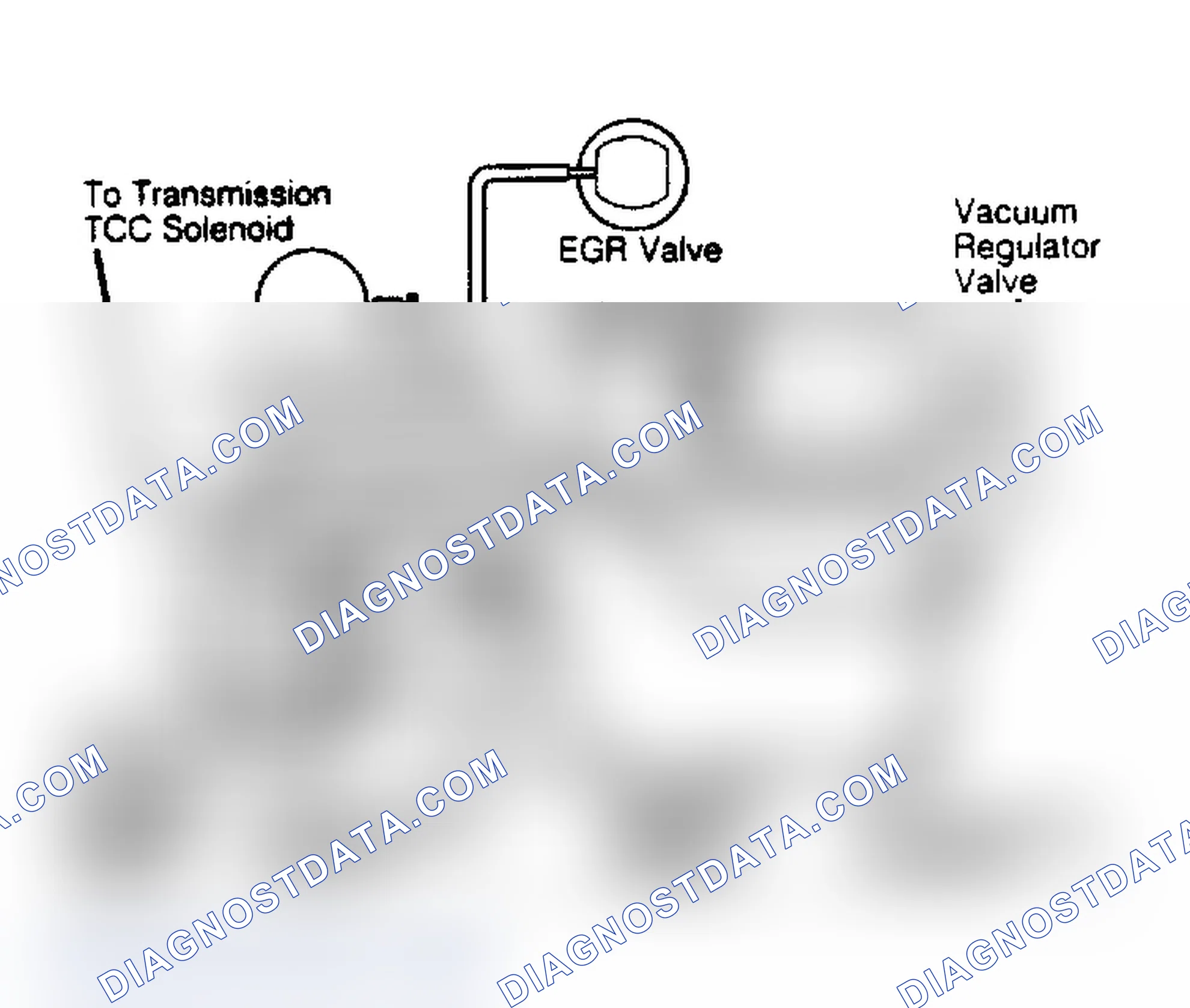 Scheme 74: EGR System Vacuum Diagram (V8 Diesel)