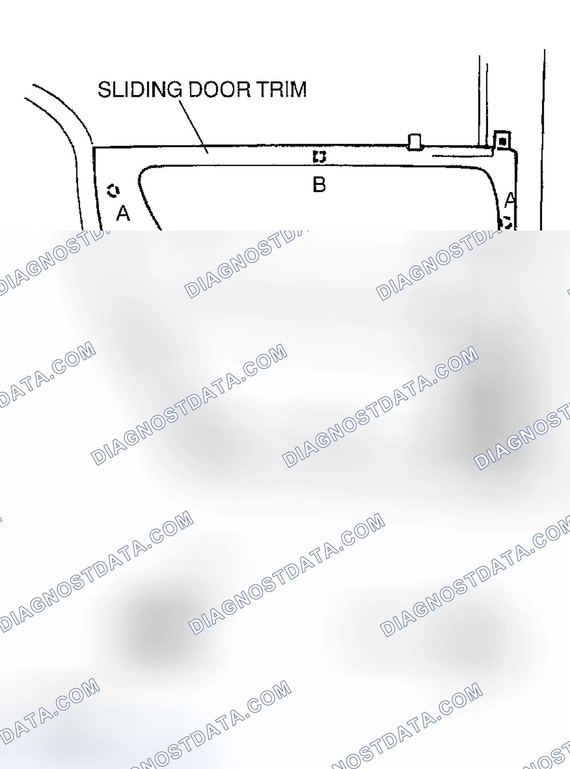Scheme 22: SLIDING DOOR TRIM REMOVAL/INSTALLATION