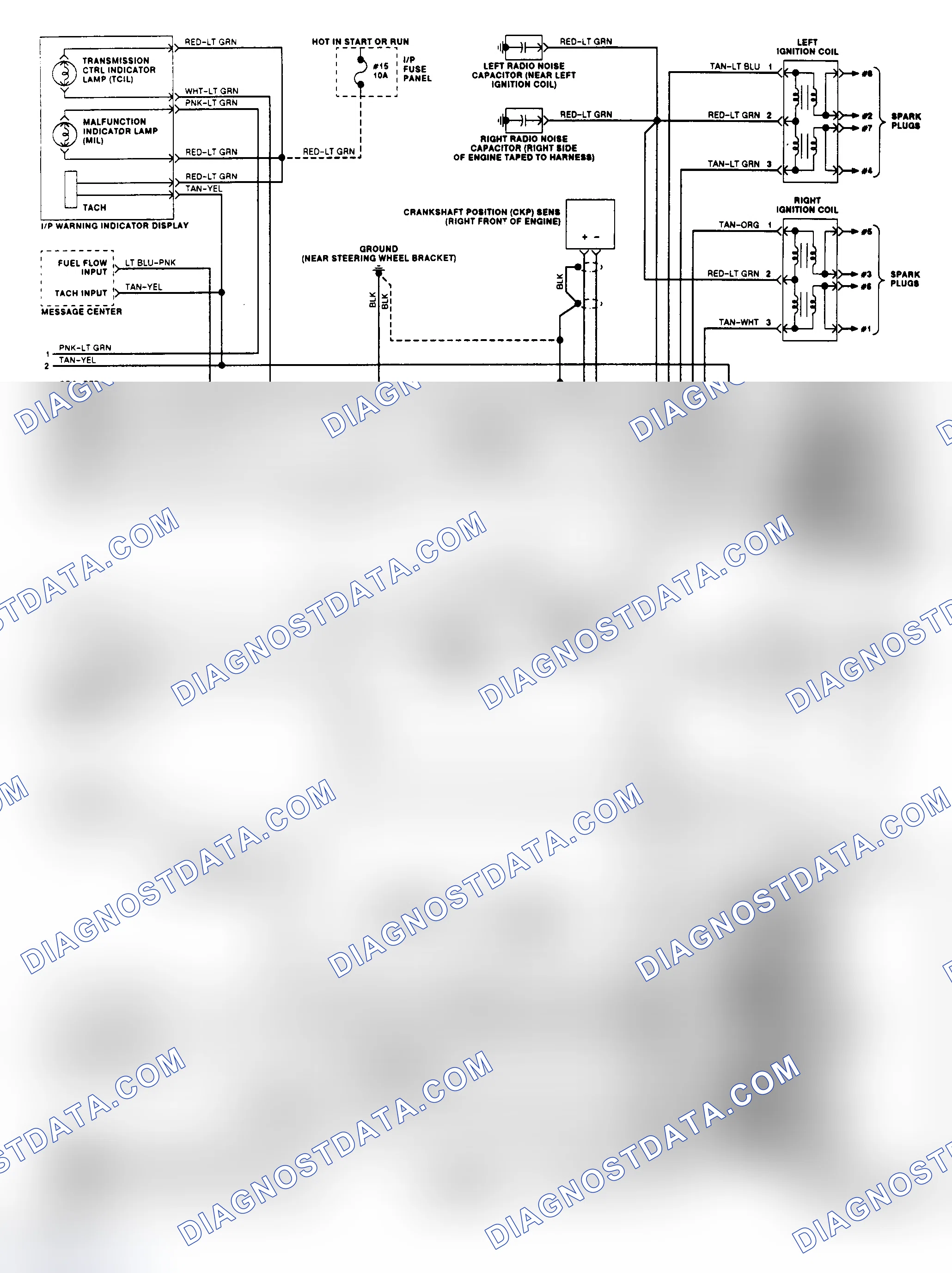 Scheme 143: EEC-IV Wiring Diagram (Mark VIII 4.6L - 3 of 3)