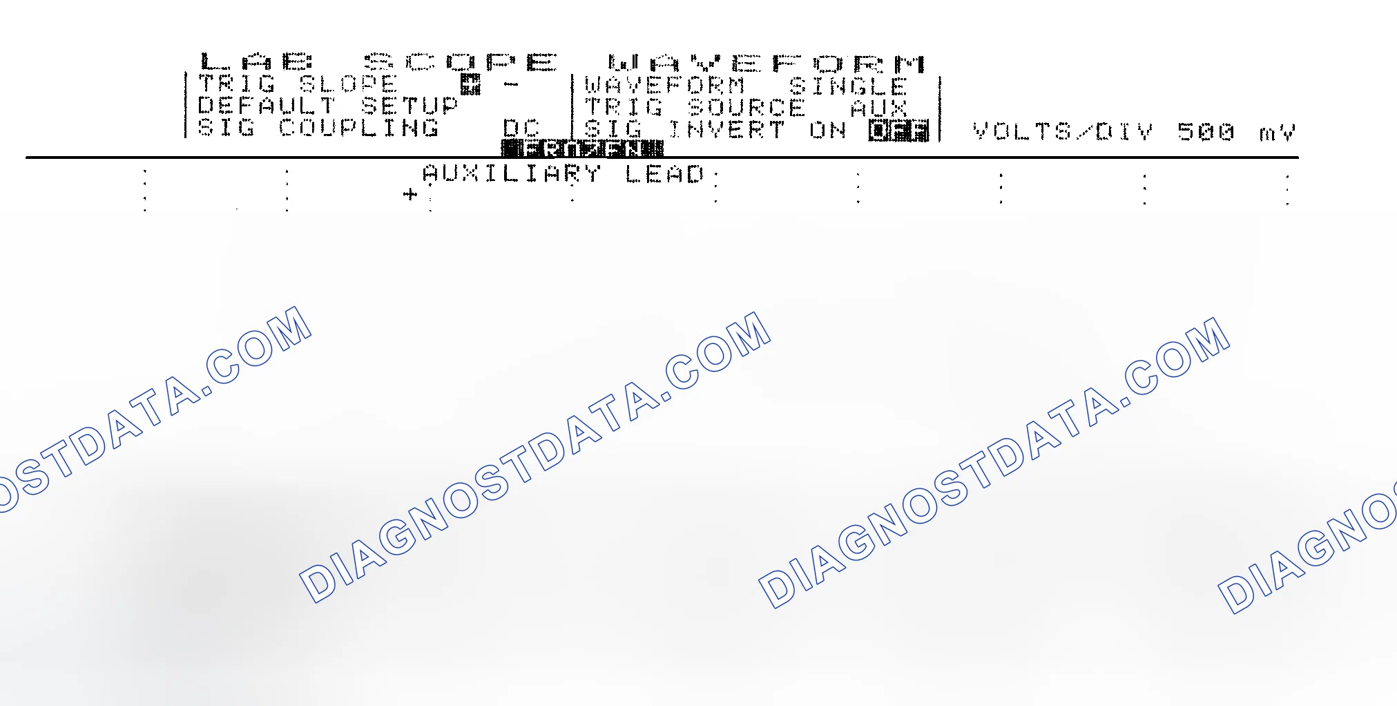 Scheme 14: Single Injector w/Excessive Current Flow - Current Pattern