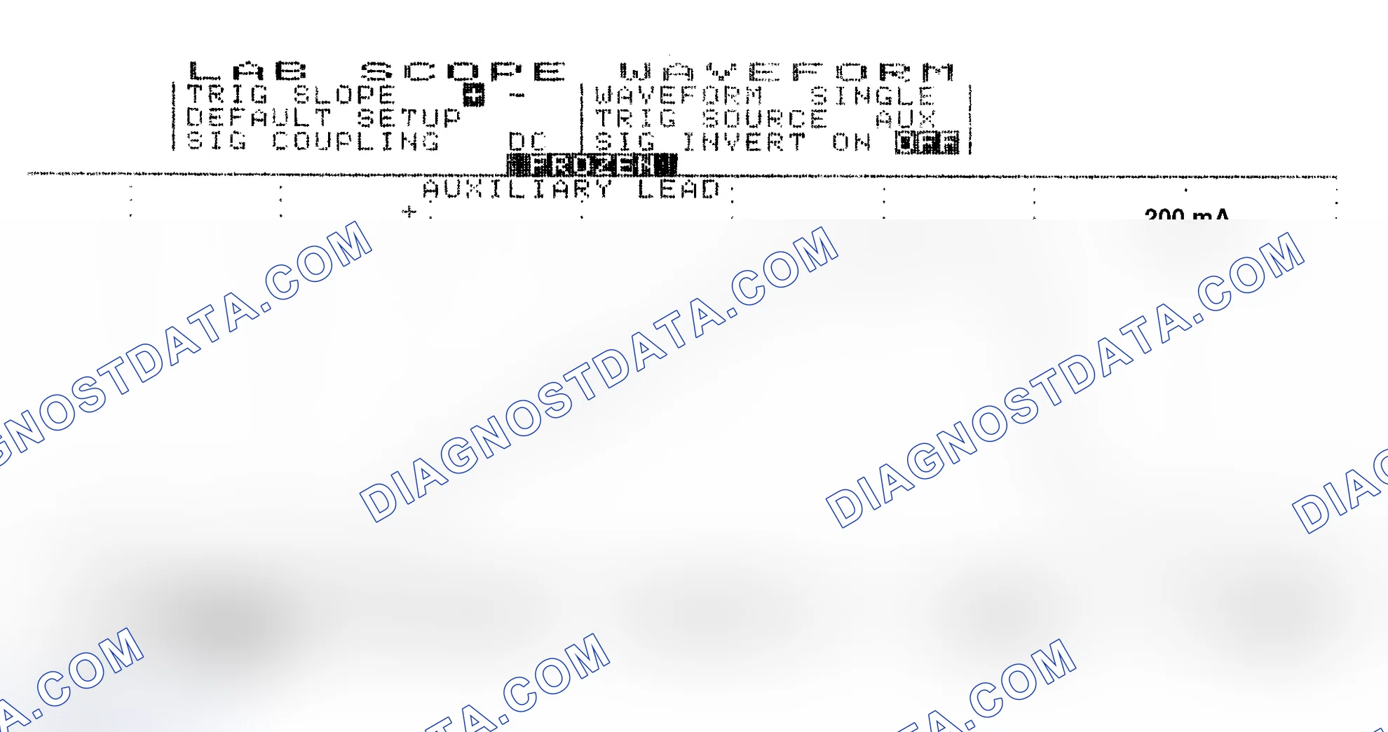 Scheme 13: Single Injector w/Normal Current Flow - Current Pattern