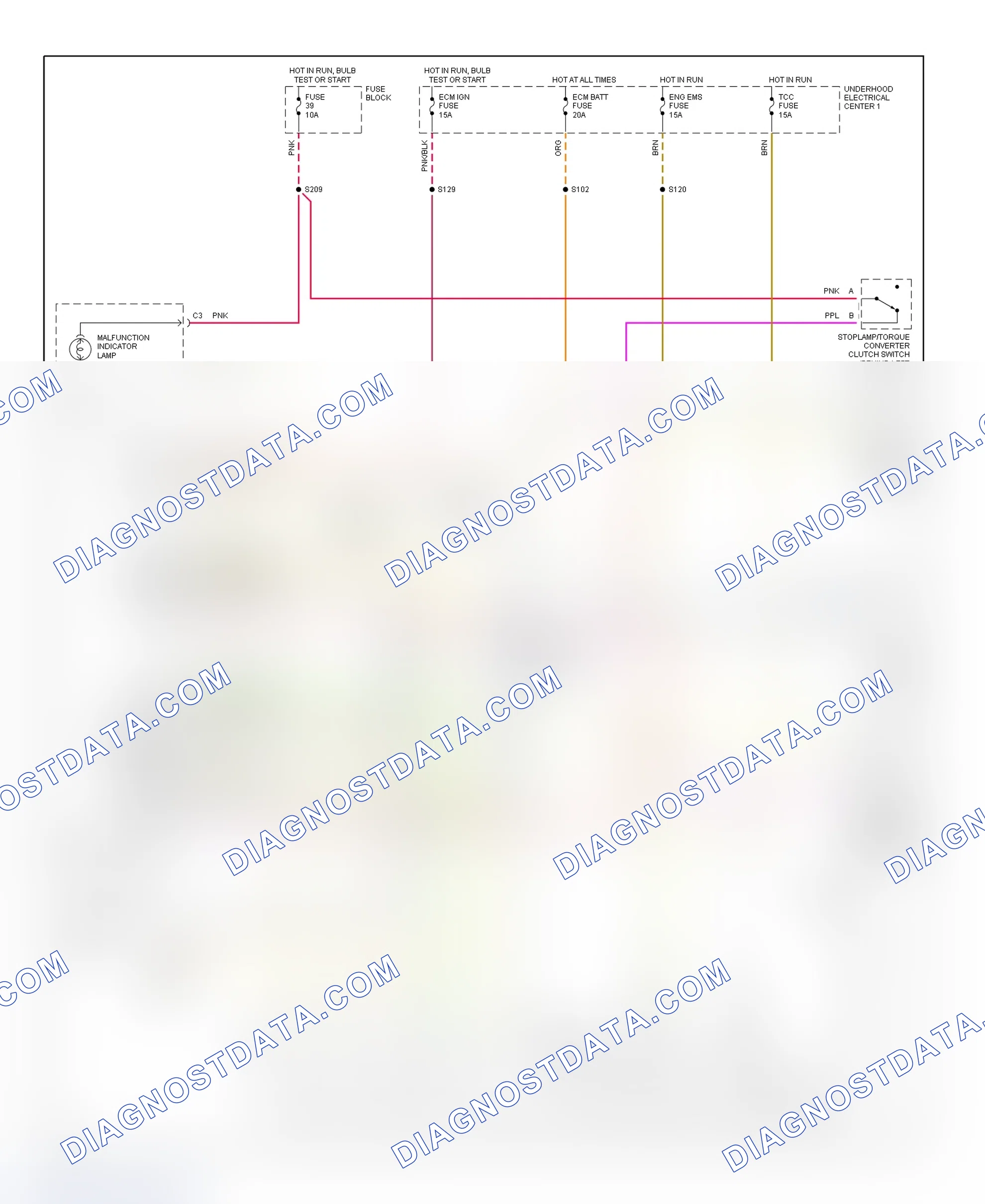 Scheme 145: 1995 "W" Body - 3.8L (Regal) Schematic