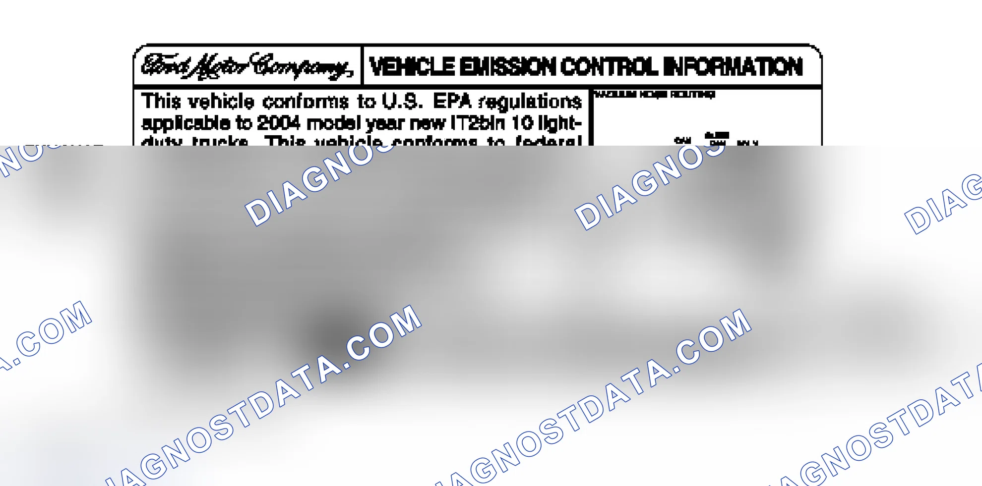 Scheme 2: Engine/Evaporative Emission System Information