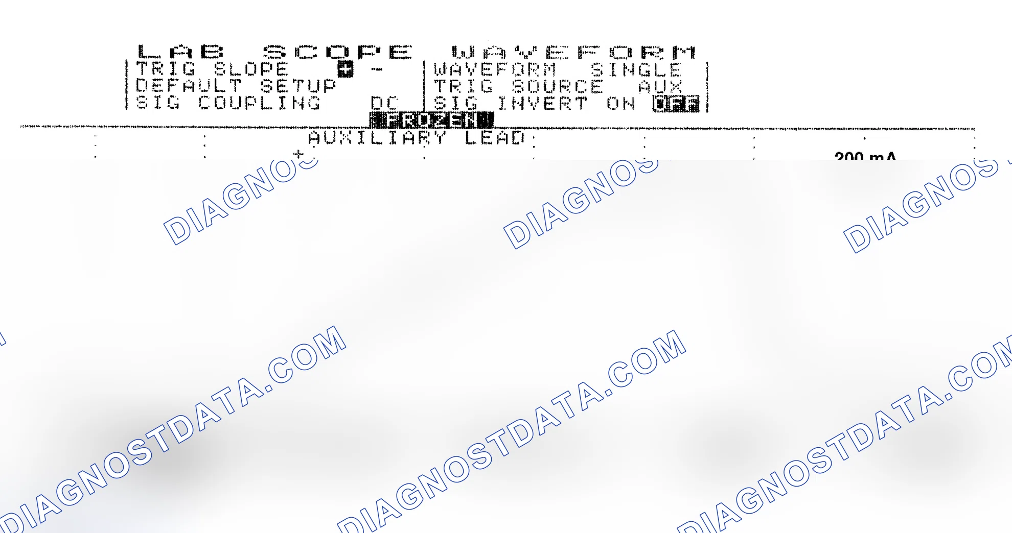 Scheme 13: Single Injector w/Normal Current Flow - Current Pattern