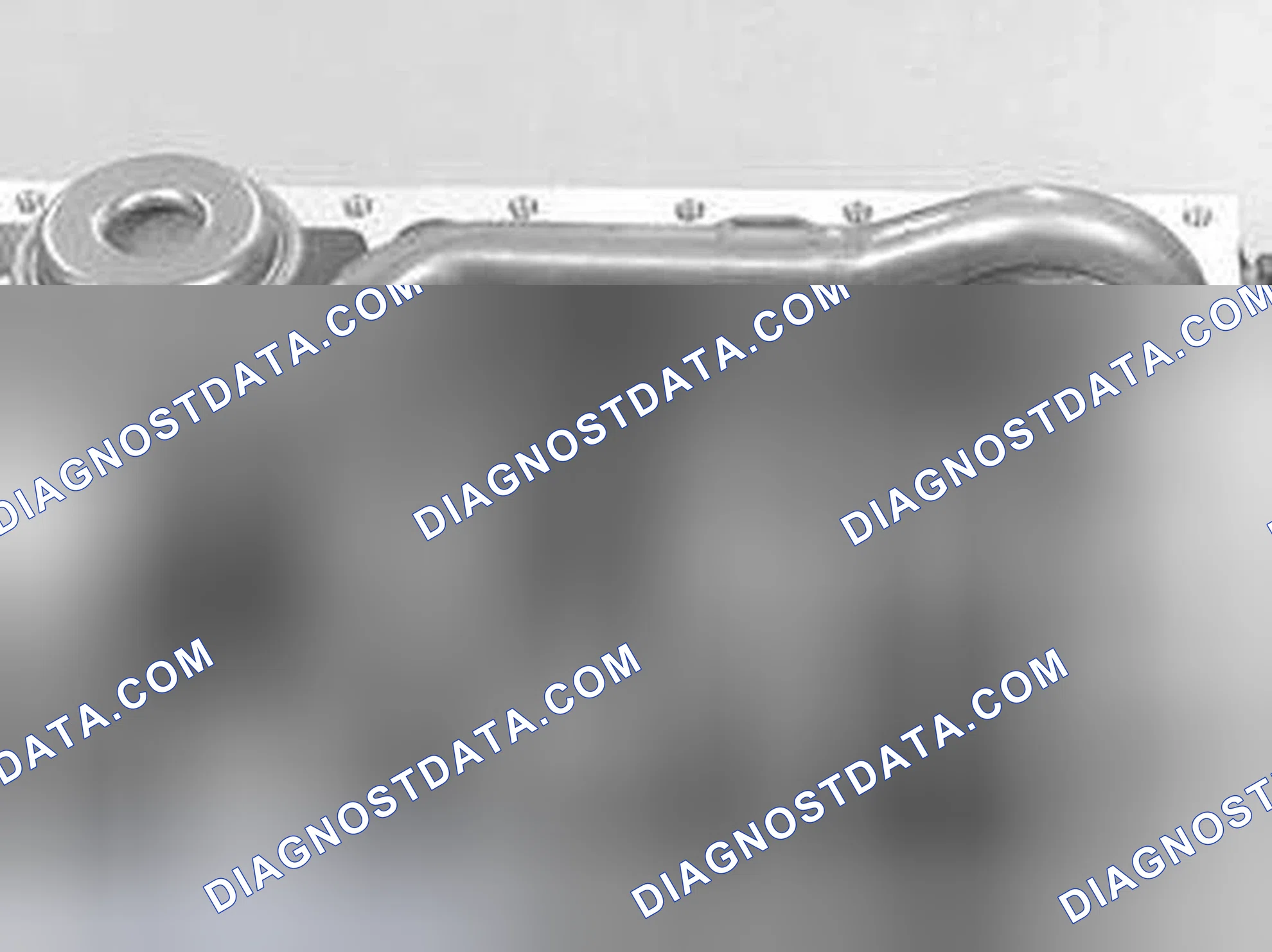 Scheme 414: Installing the oil pump suction pipe