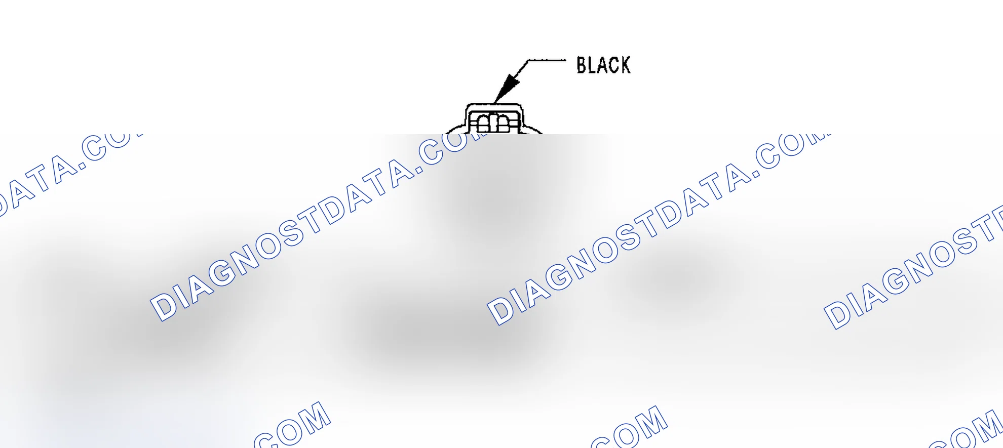 Scheme 752: BATTERY TEMPERATURE SENSOR CONNECTOR END VIEW