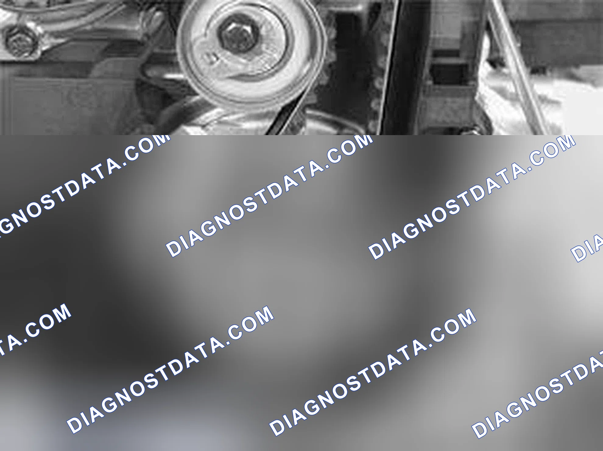 Scheme 836: REMOVING THE TIMING BELT