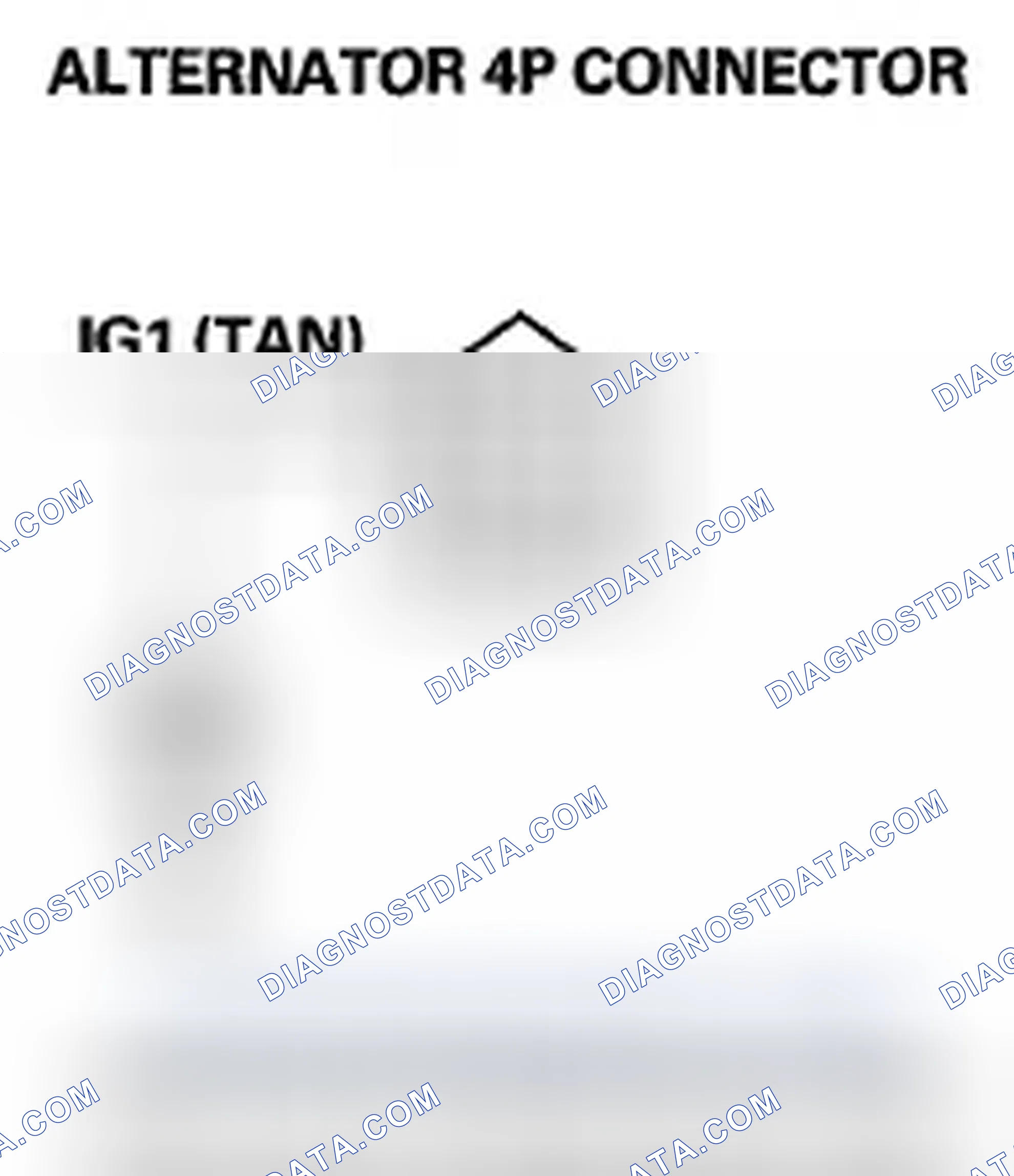 Scheme 406: DTC P16BC: Alternator FR Terminal Circuit/IGP Circuit Low Voltage