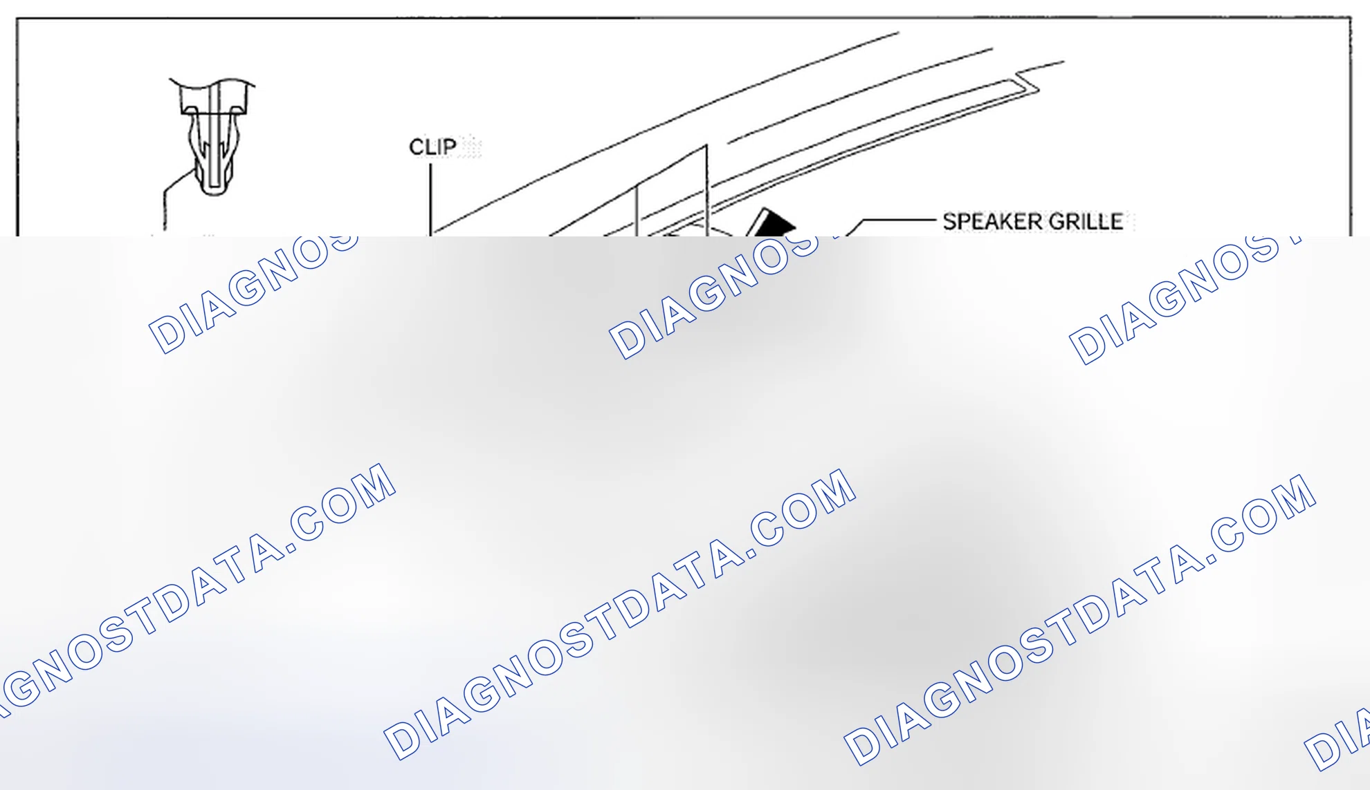 Scheme 44: SPEAKER GRILLE REMOVAL/INSTALLATION
