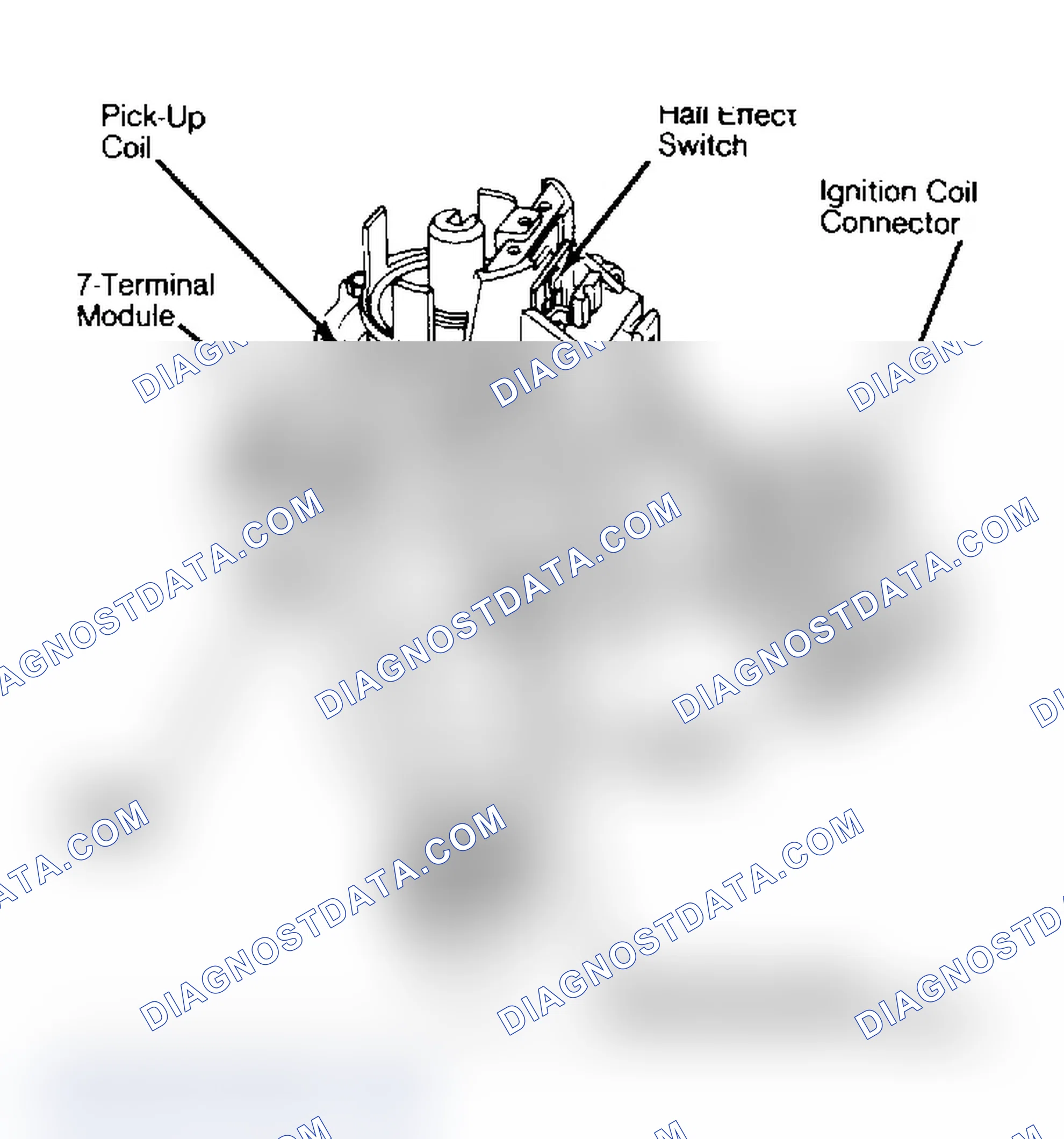 Scheme 2: HEI-EST Distributor with Hall Effect Switch External coil model shown.