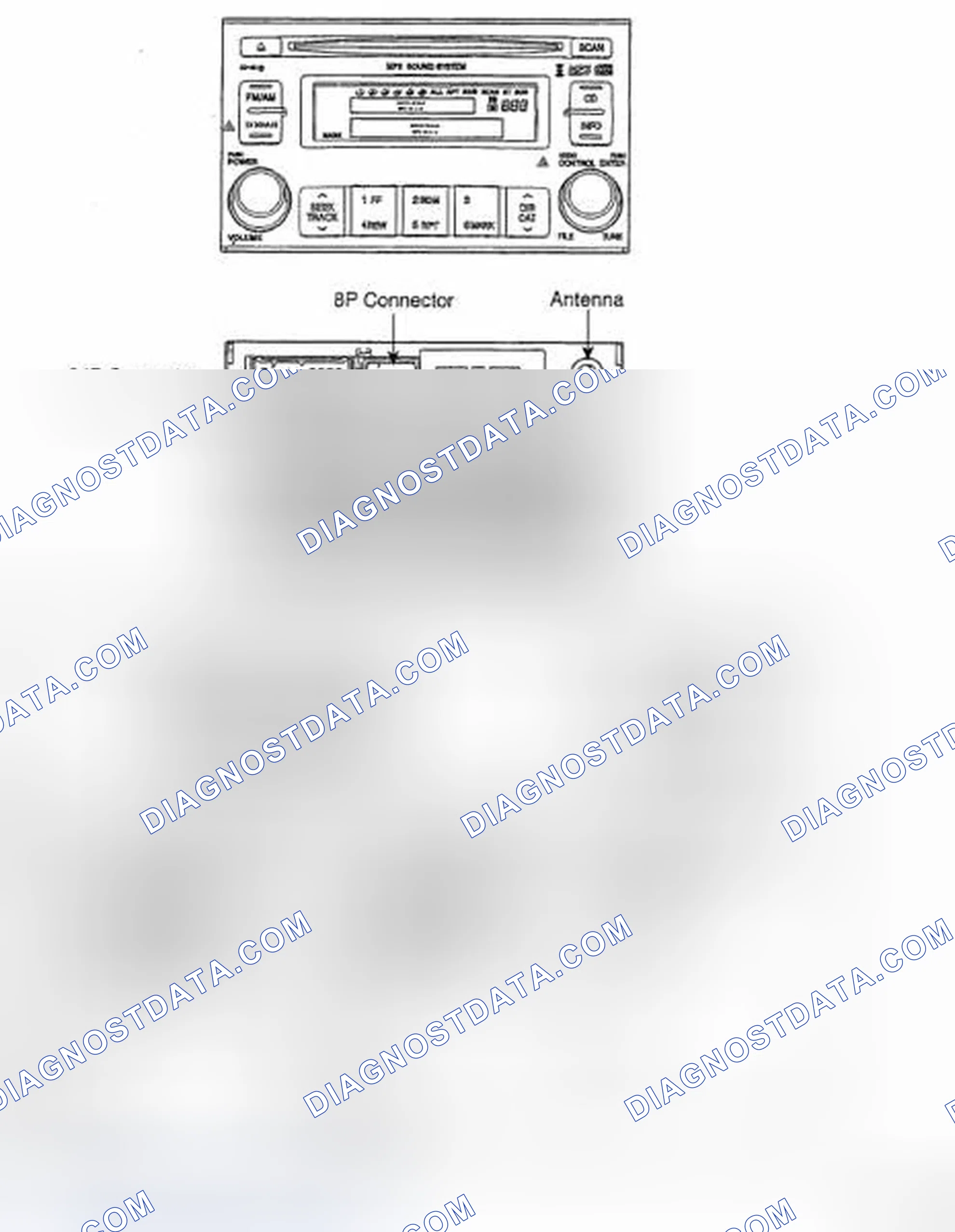 Scheme 4: AM/FM/XM/CD/MP3 (M445S)