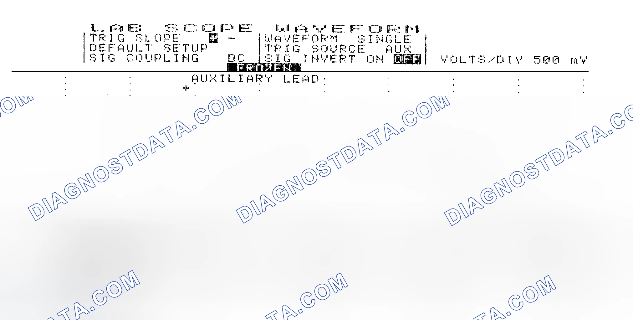 Scheme 14: Single Injector w/Excessive Current Flow - Current Pattern