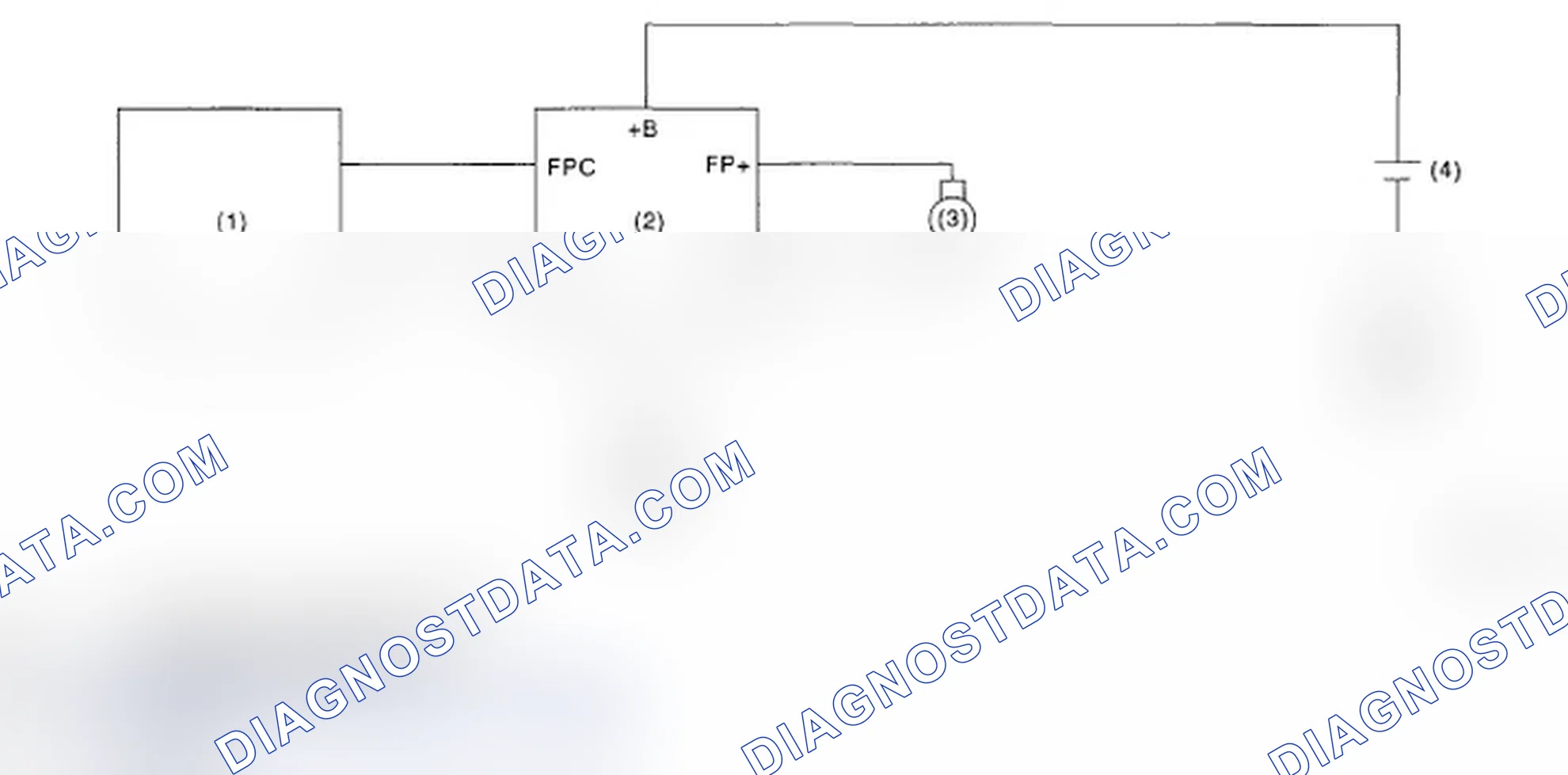 Scheme 253: Fuel Pump Primary - Circuit Diagram