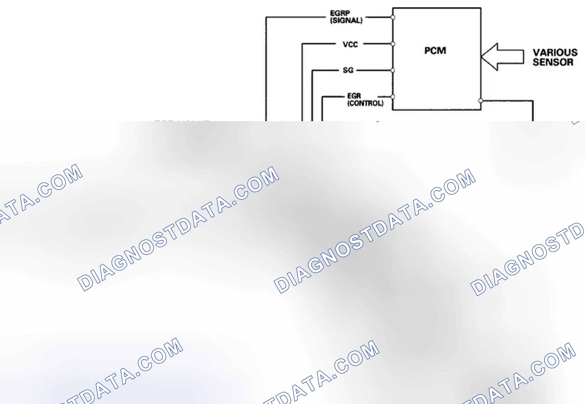 Scheme 664: Exhaust Gas Recirculation (EGR) System Diagram