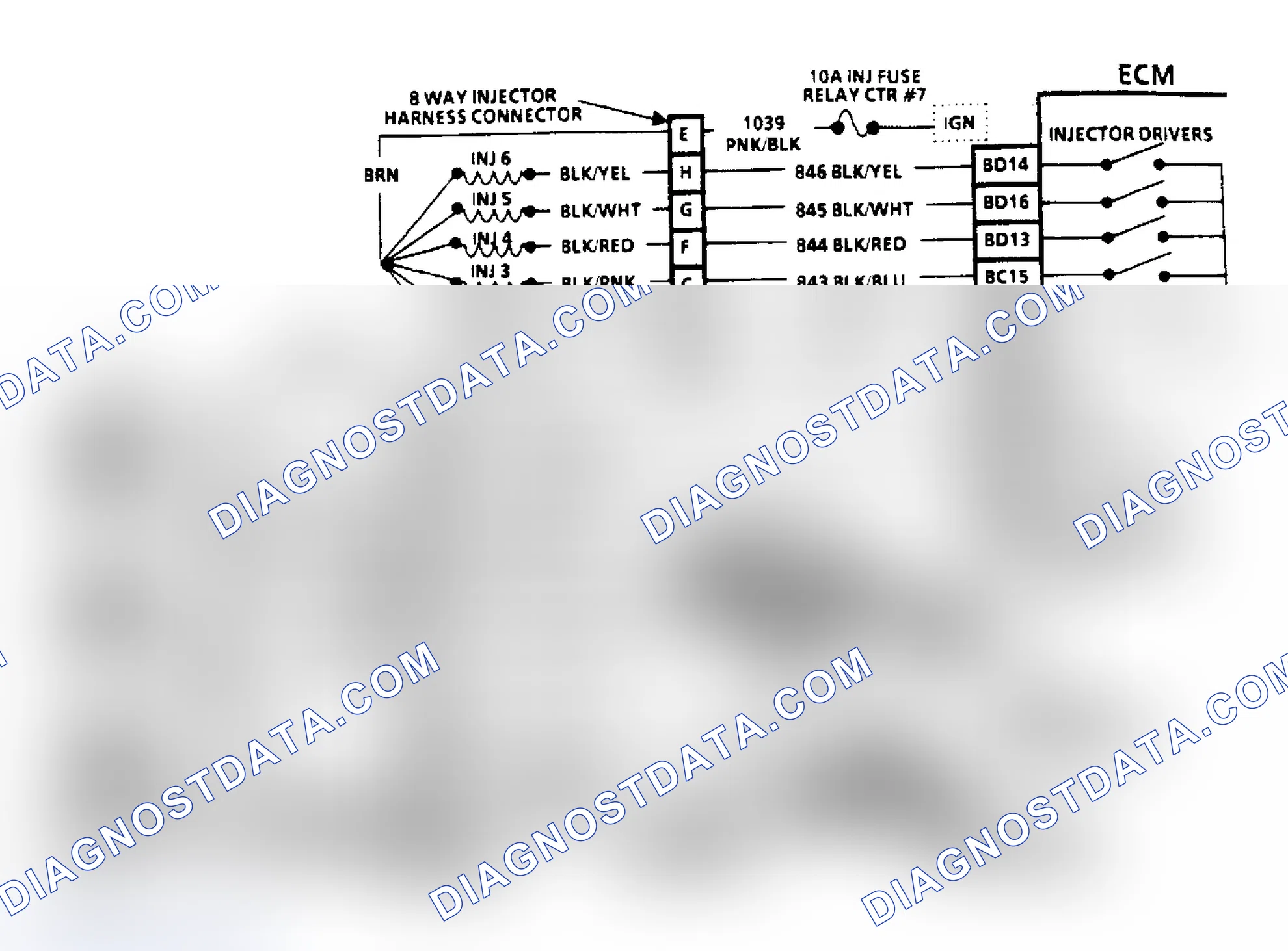 Scheme 442: Chart C4F2 Schematic, C3I Wiring Diagram Misfire Under Load (3.8L "C" & "H" Bodies)
