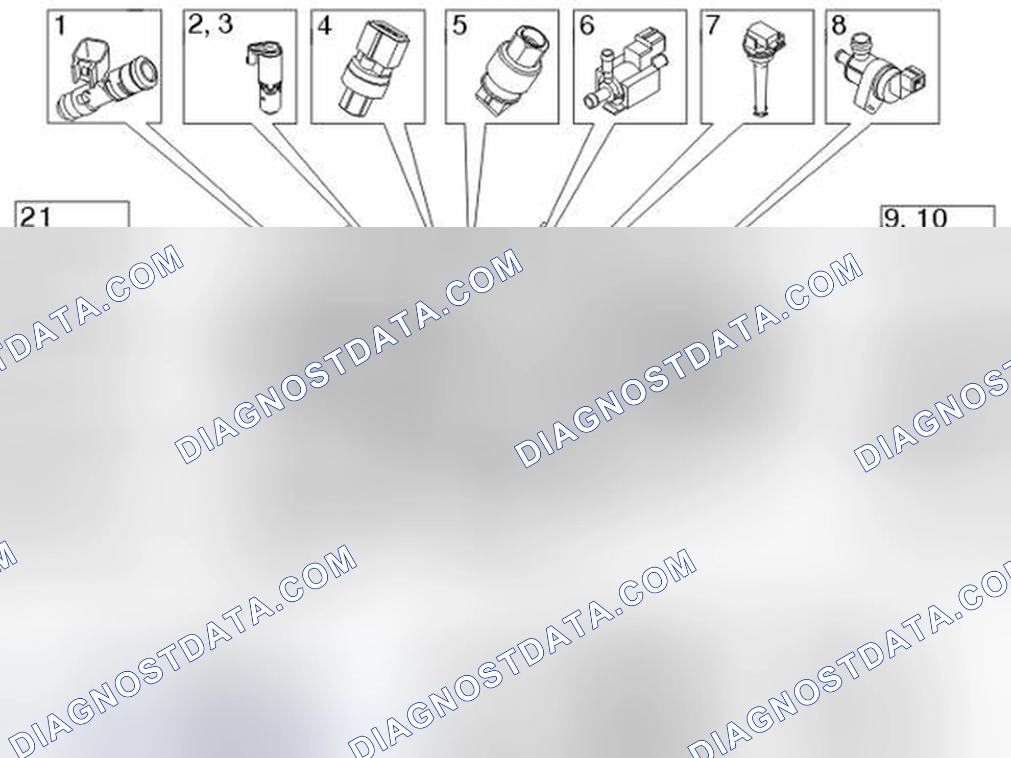 Scheme 43: LOCATION OF COMPONENTS, ENGINE COMPARTMENT