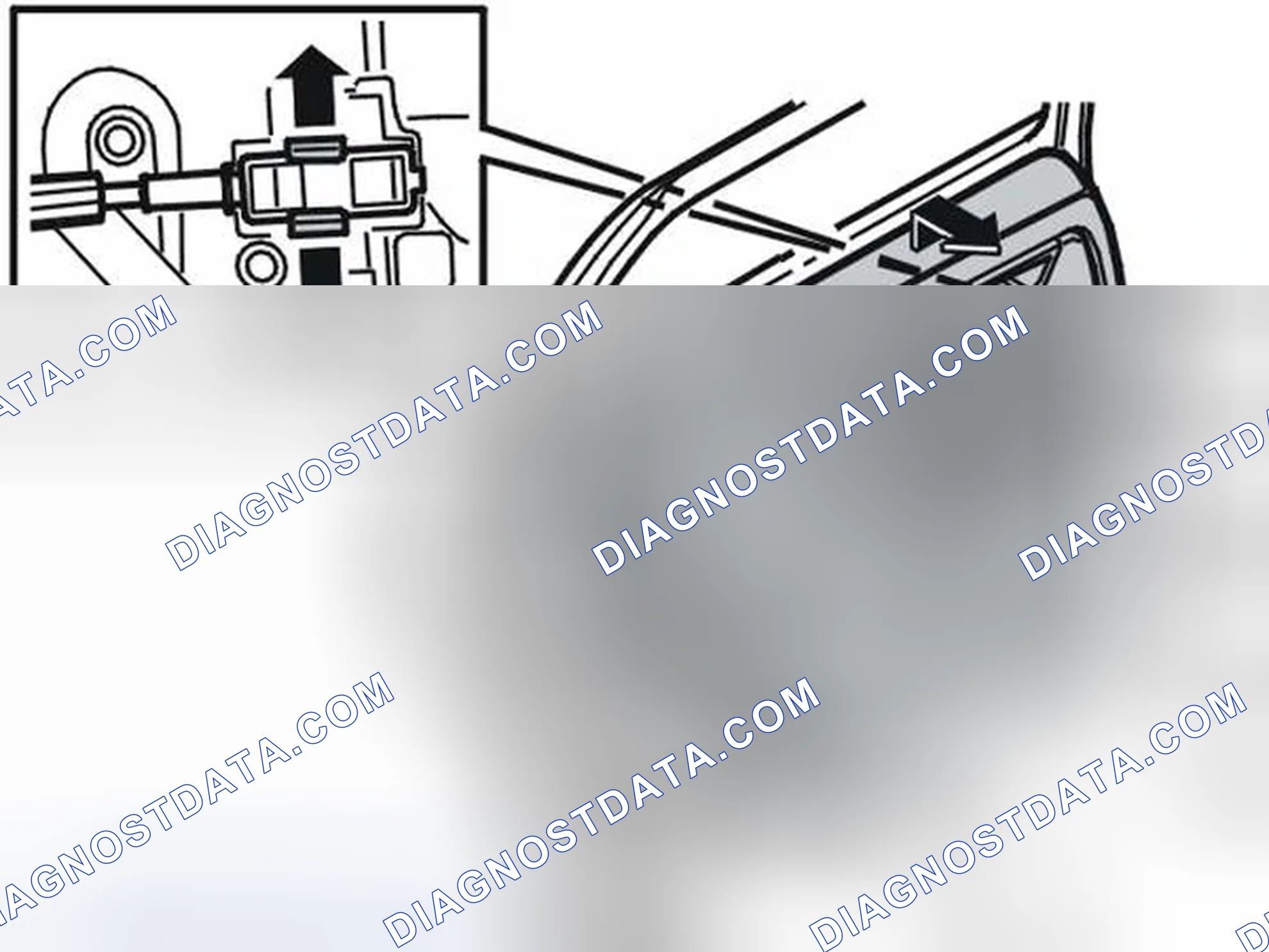 Scheme 58: Removing the rear side door side panel