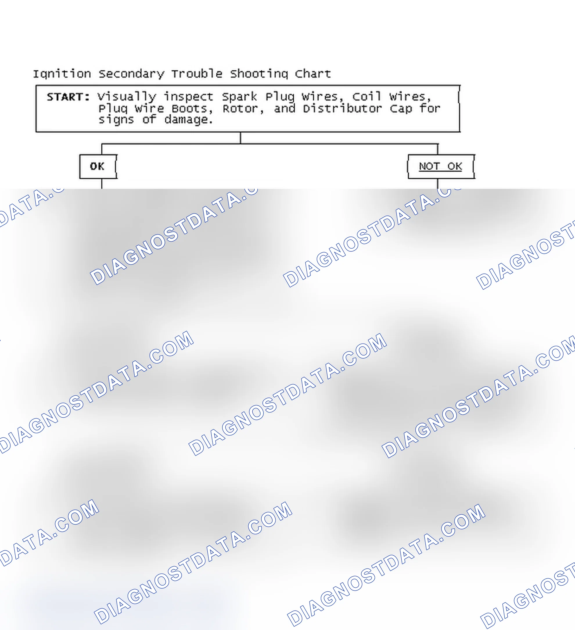 Scheme 1: Ignition Secondary Trouble Shooting Chart