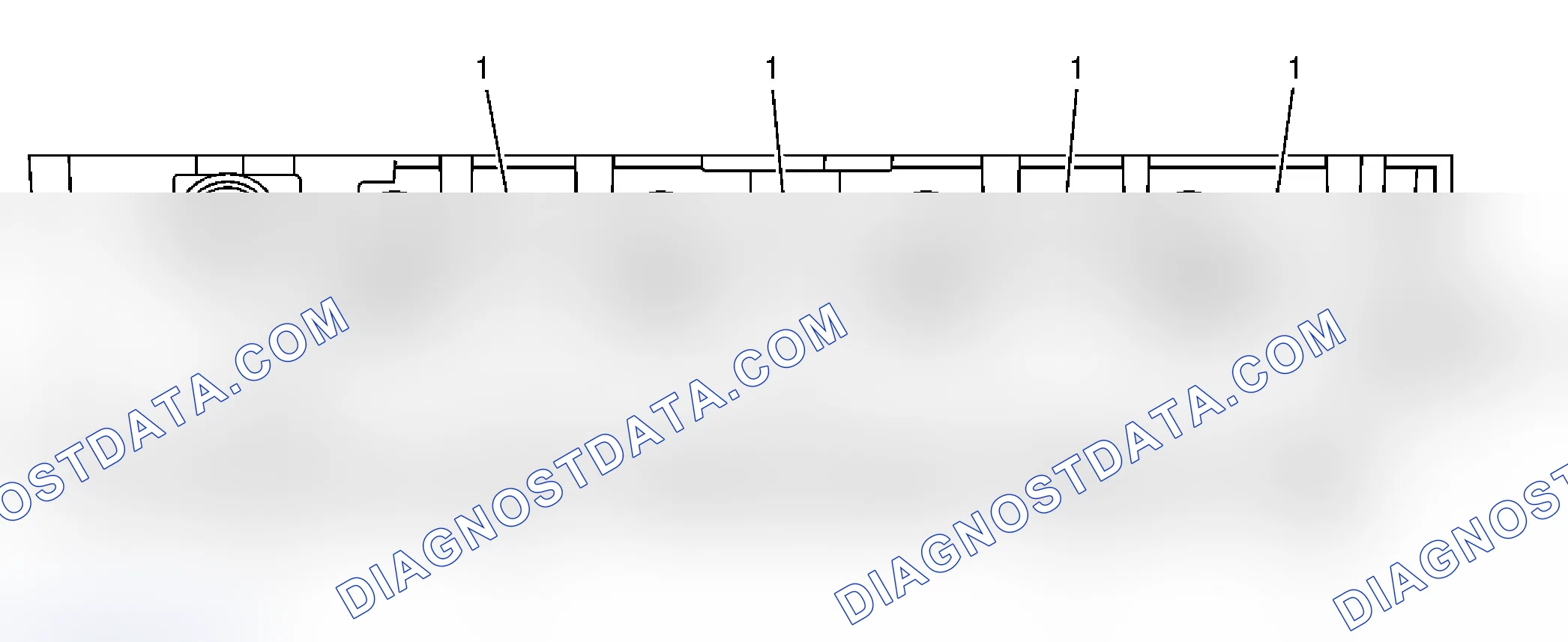 Scheme 73: Cylinder Head - Intake Manifold Deck View