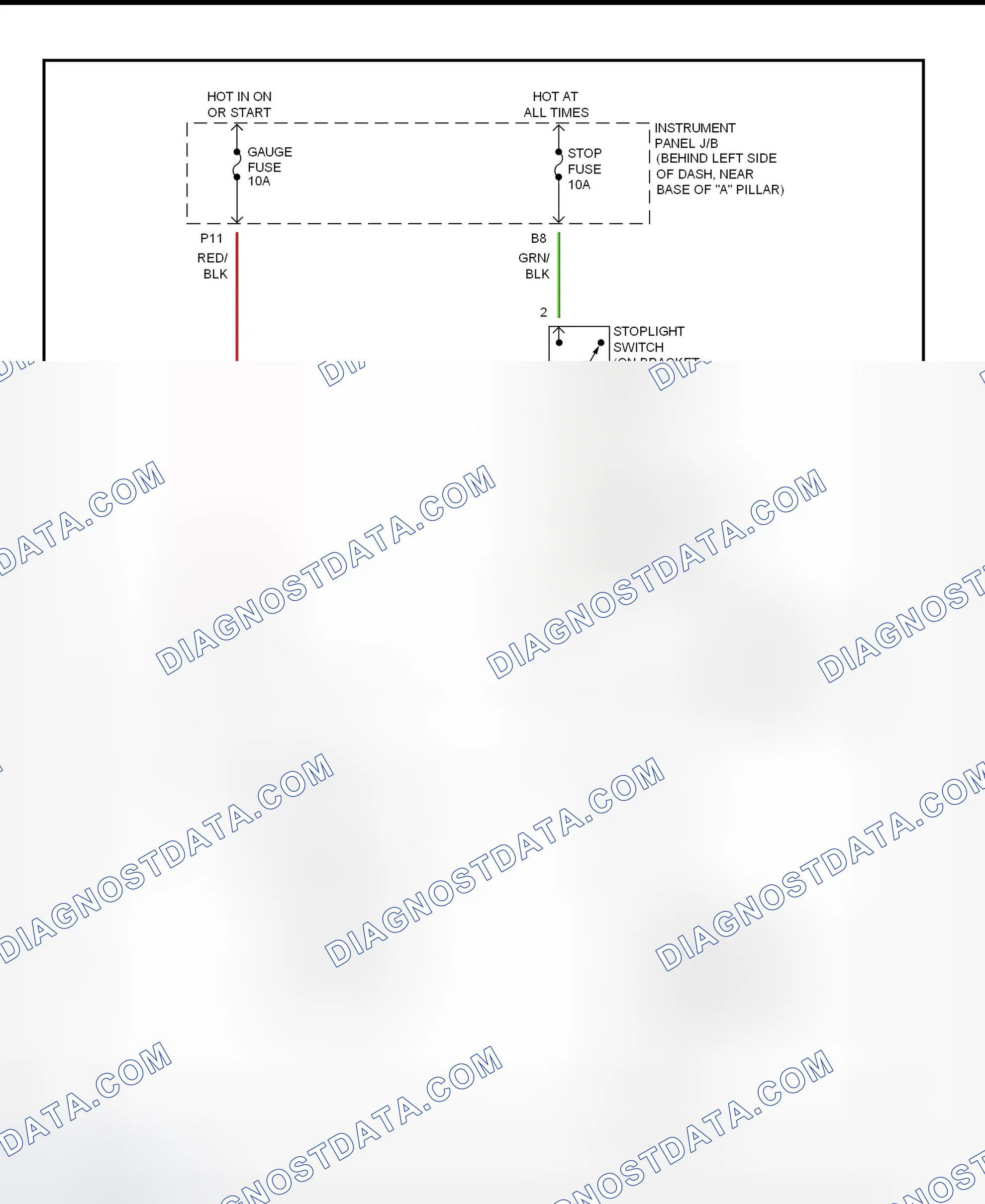 Scheme 323: Shift Interlock System Wiring Diagram (2002 - Toyota ECHO)
