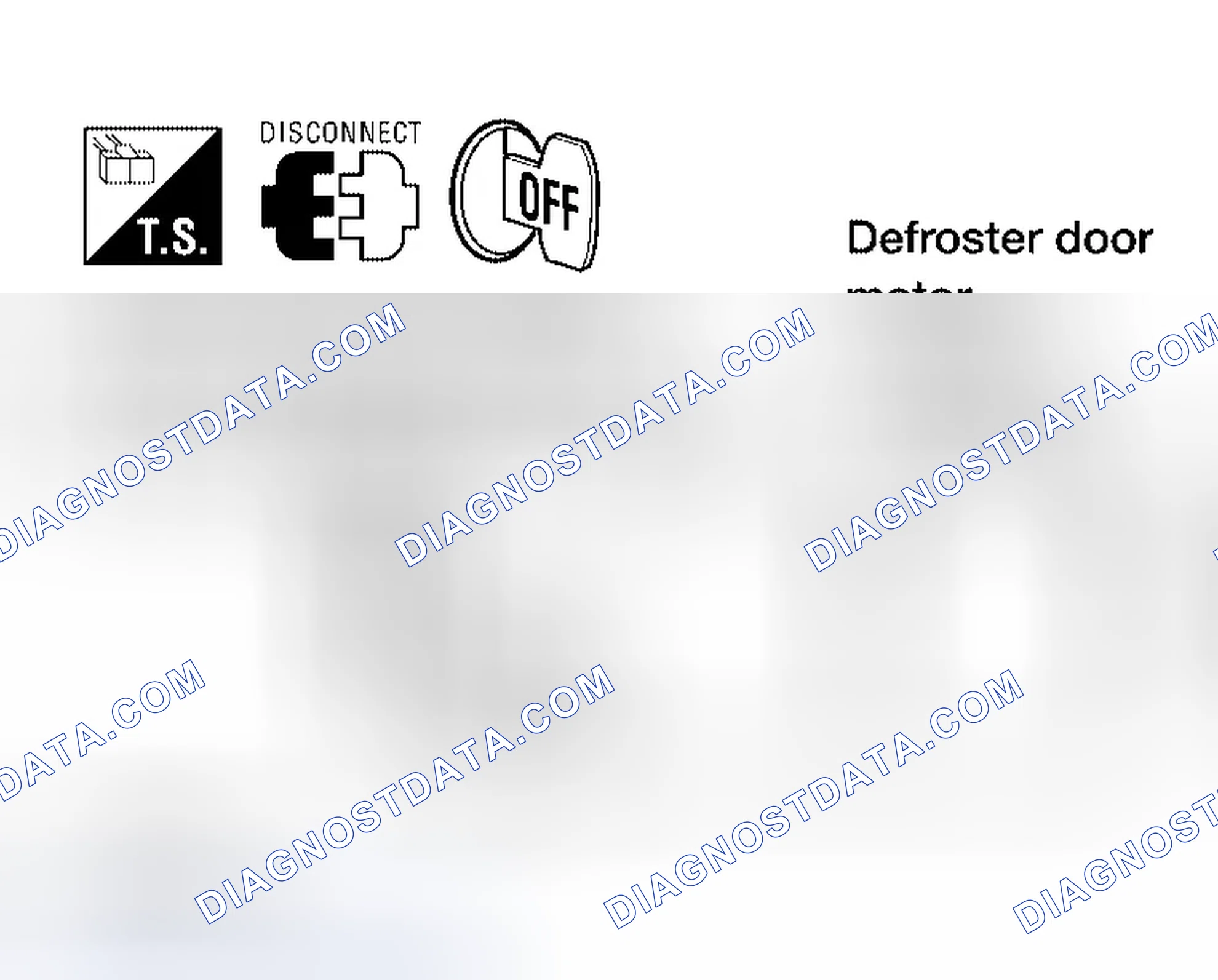 Scheme 256: DIAGNOSTIC PROCEDURE FOR DEFROSTER DOOR MOTOR