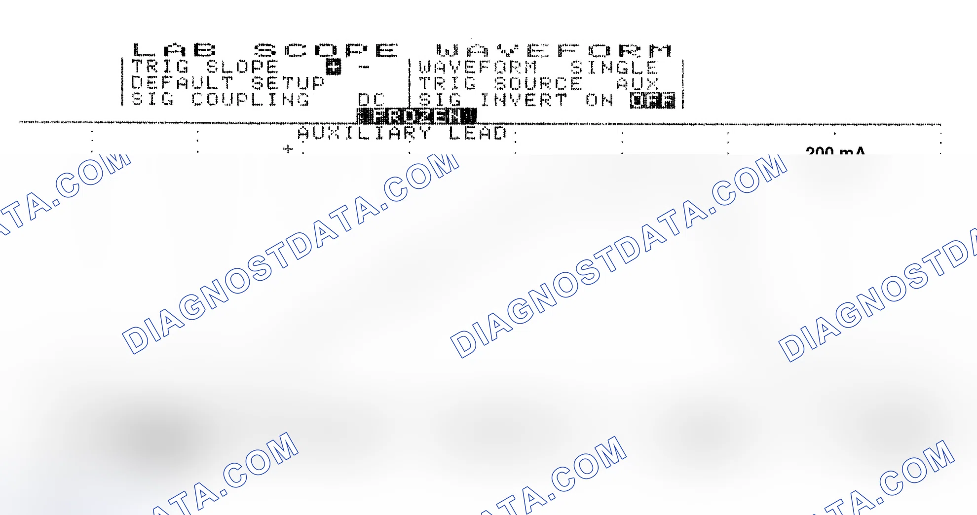 Scheme 13: Single Injector w/Normal Current Flow - Current Pattern