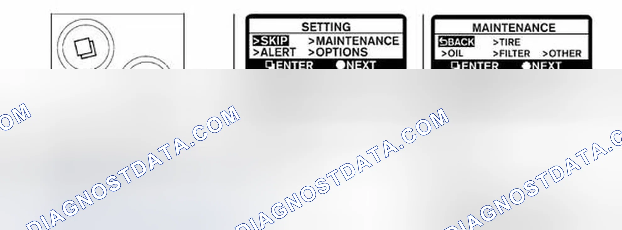 Scheme 15: MAINTENANCE REMINDER DISPLAY RESET - PROCEDURE 11
