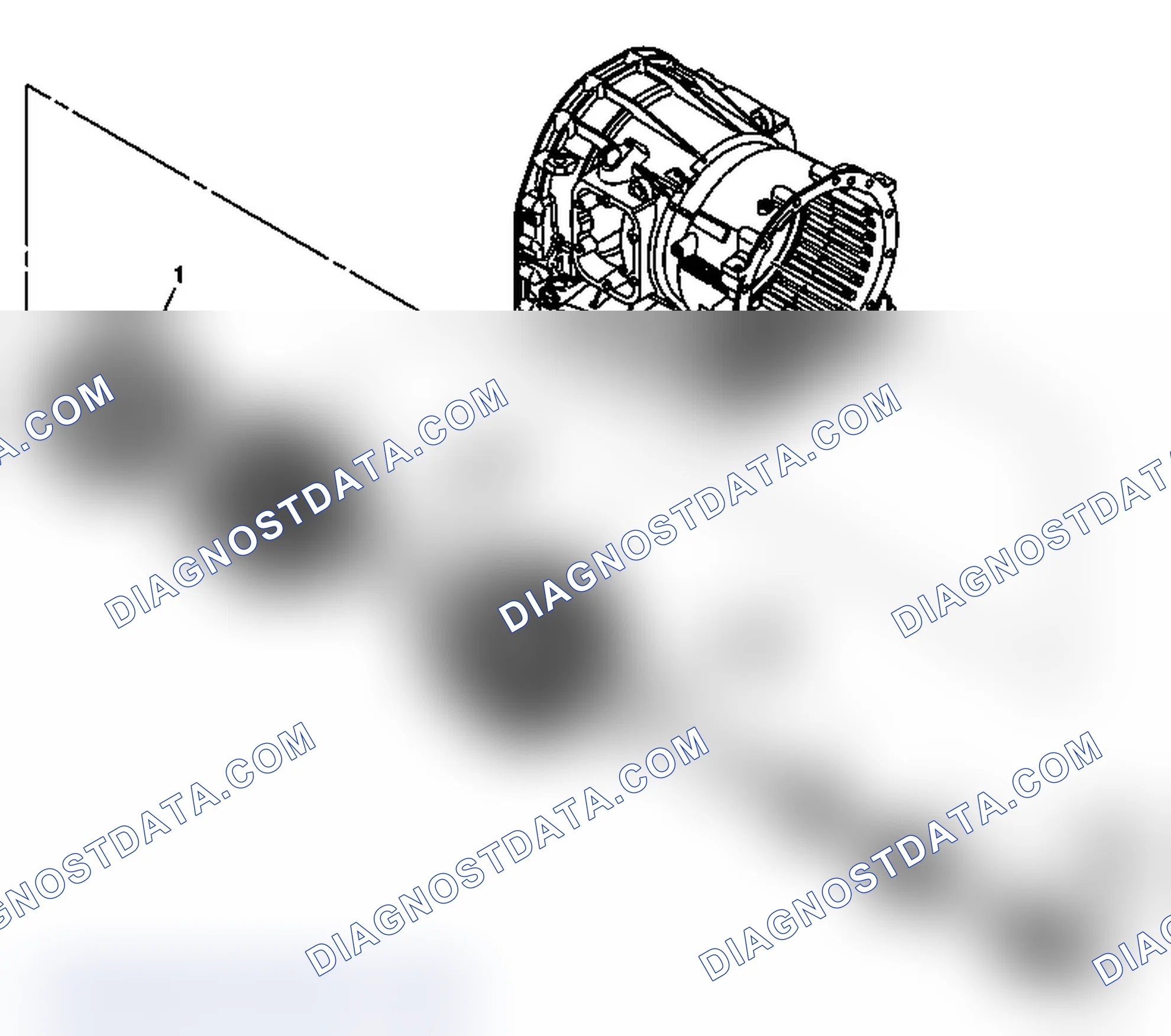 Scheme 534: Input Carrier and Ring Gear Assembly, Intermediate Carrier and Ring Gear Assembly, Main Shaft