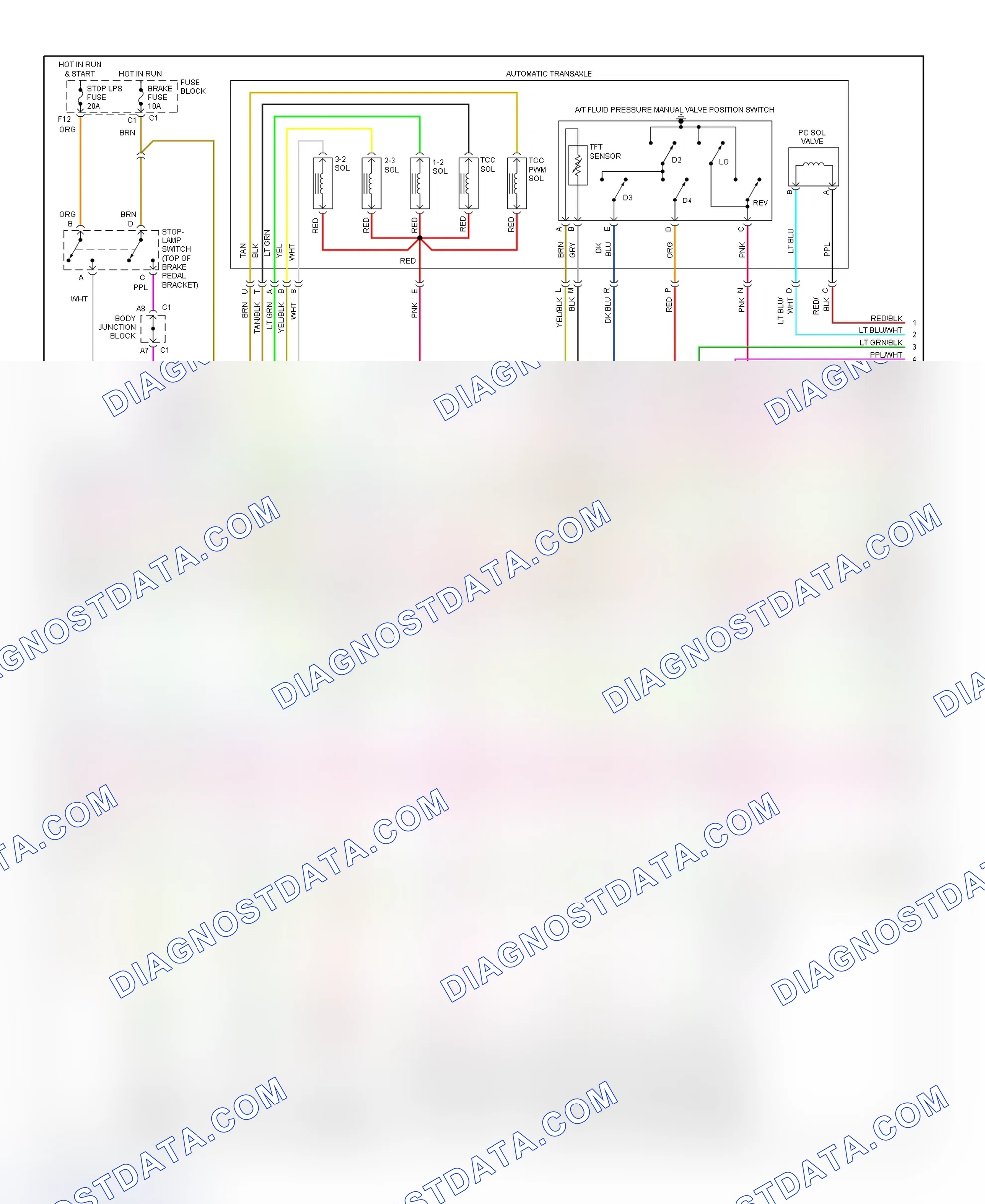 Scheme 175: PCM Wiring Diagram (Sierra, Silverado, Suburban, Tahoe, Yukon & Yukon XL - 4.8L & 5.3L - Except Canadian Built - 3 Of 5)