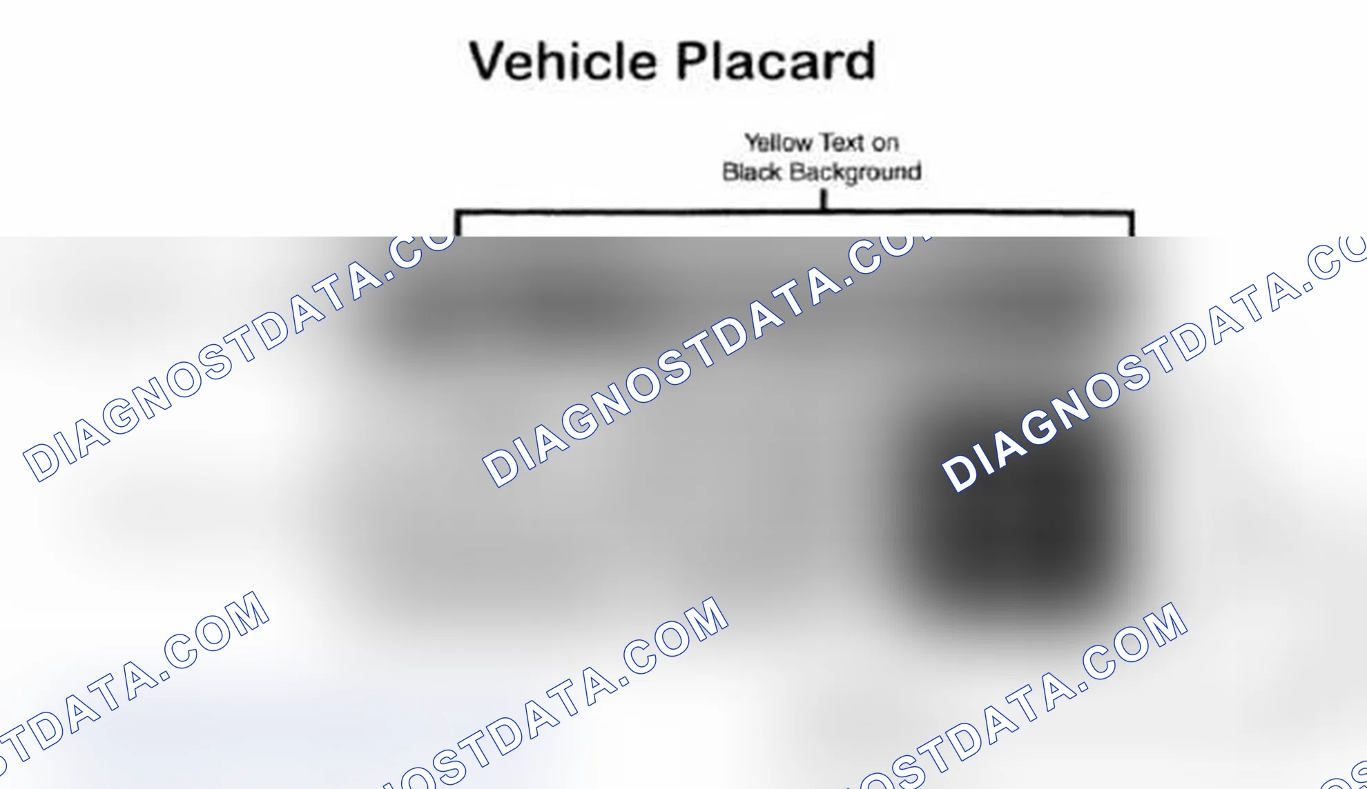 Scheme 28: Vehicle Tire Placard - Typical