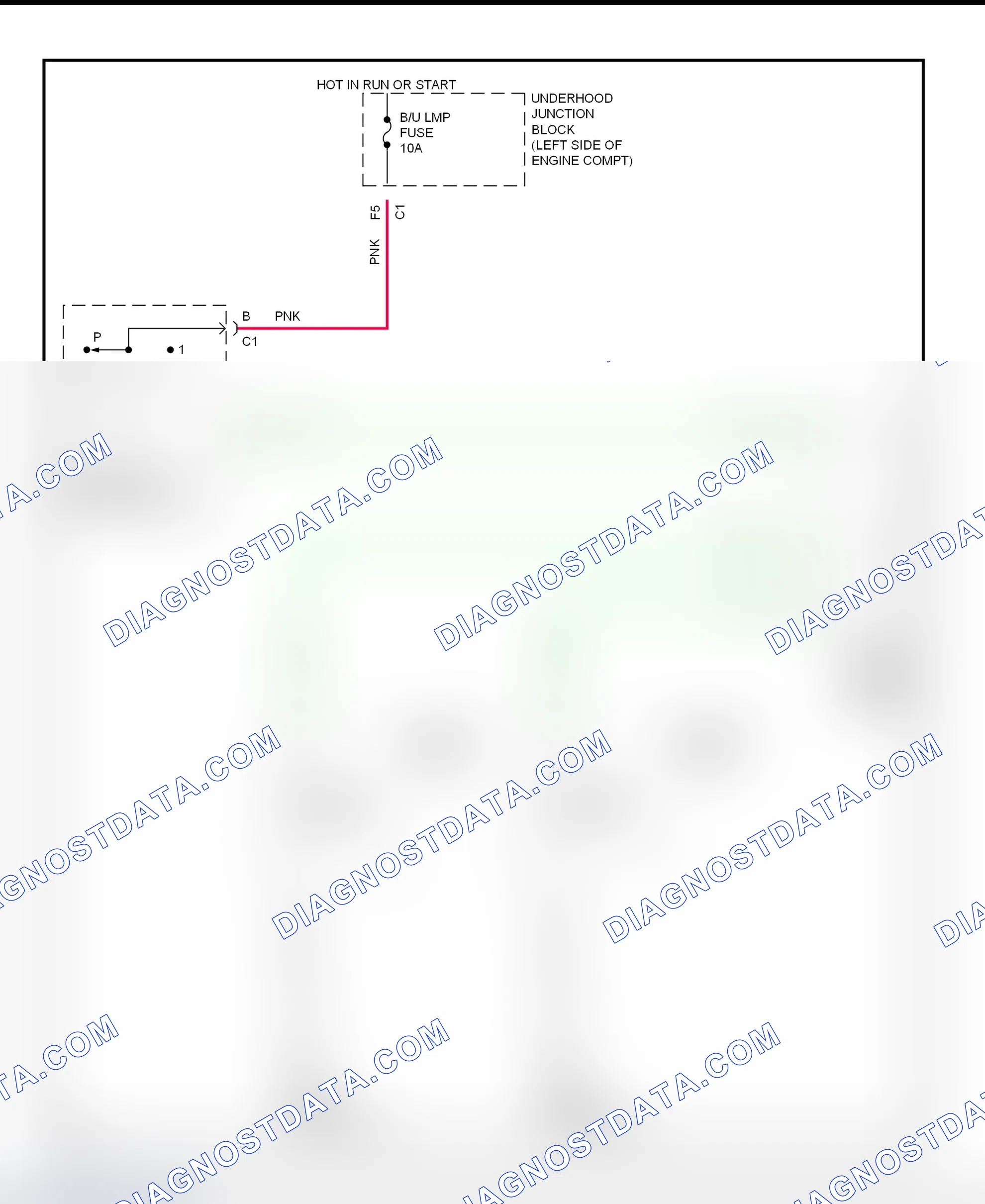 Scheme 54: Back-Up Lights Wiring Diagram (Cutlass & Malibu)