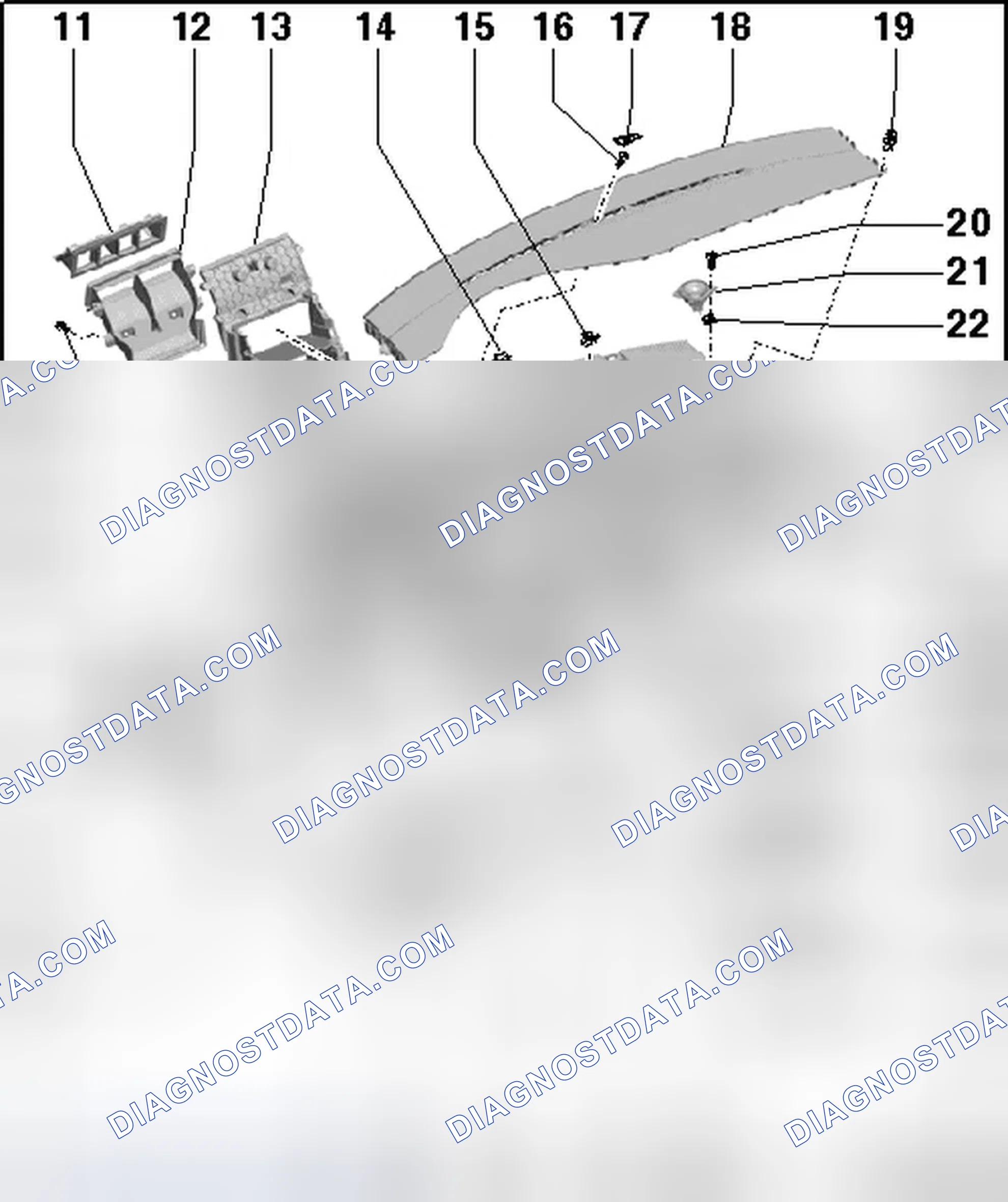 Scheme 7: INSTRUMENT PANEL COMPONENTS OVERVIEW
