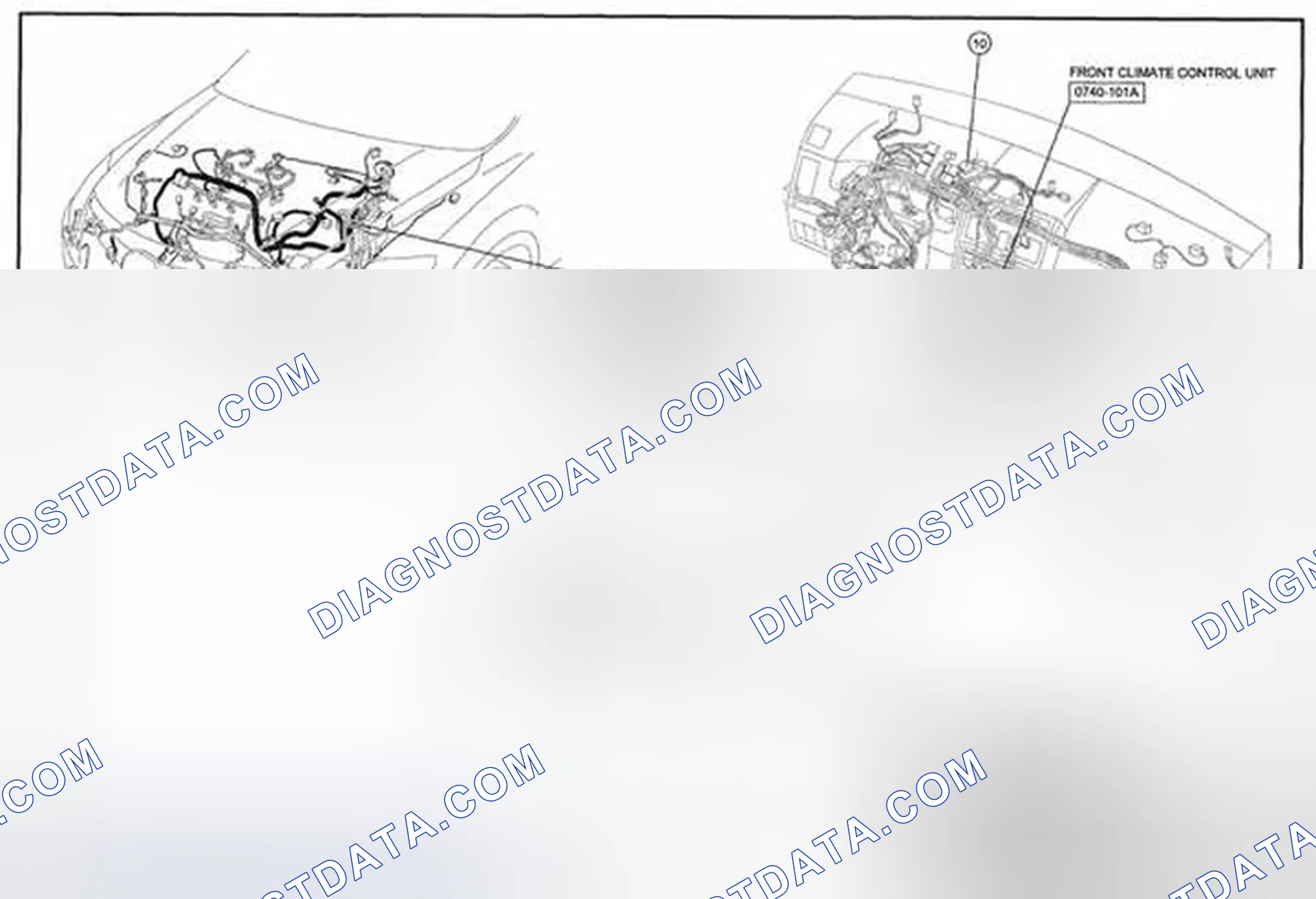 Scheme 143: Heater And Air Conditioner System Wiring Diagram - 0740-1e (2 Of 2)