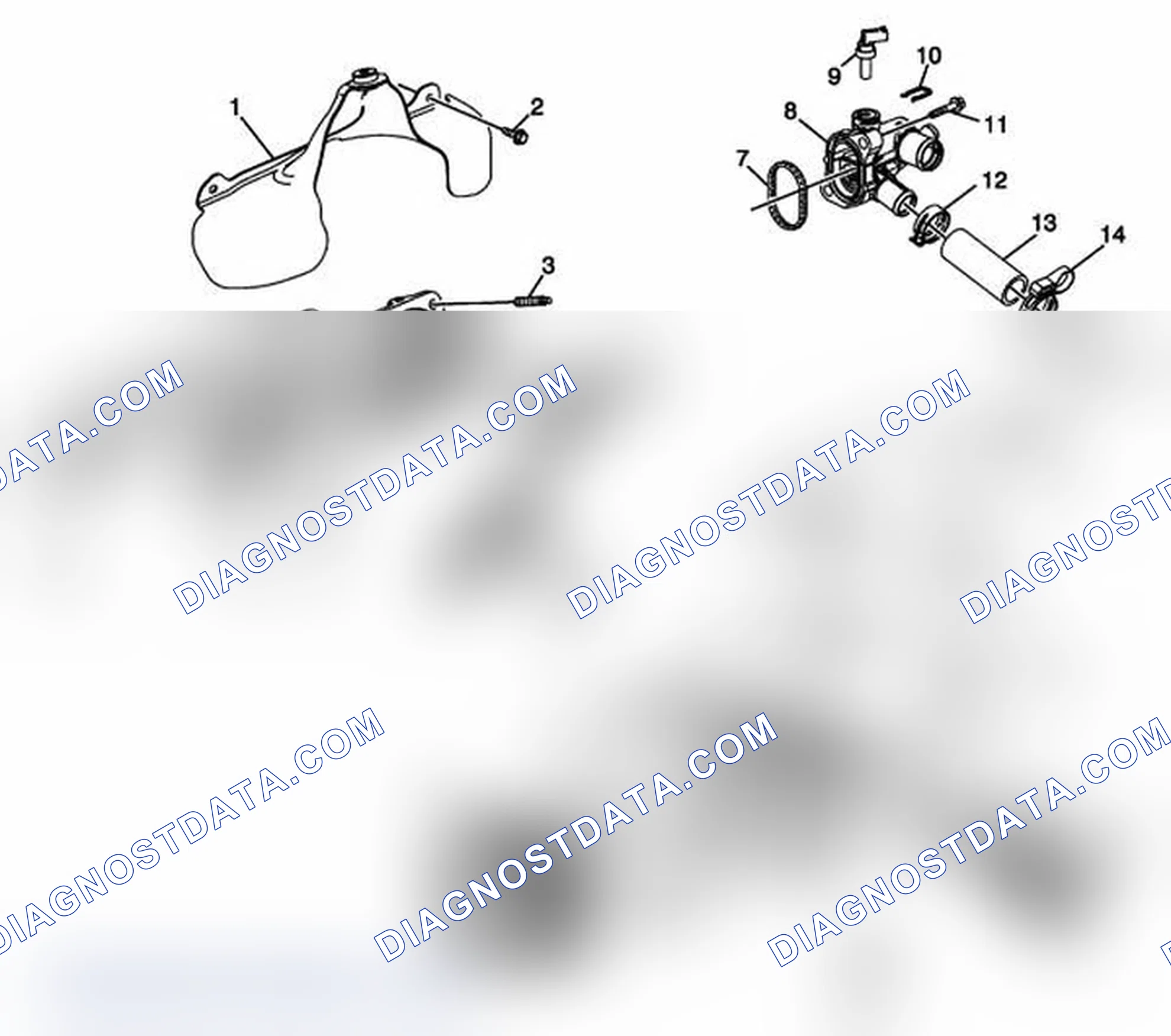Scheme 253: Exhaust Manifold and Components