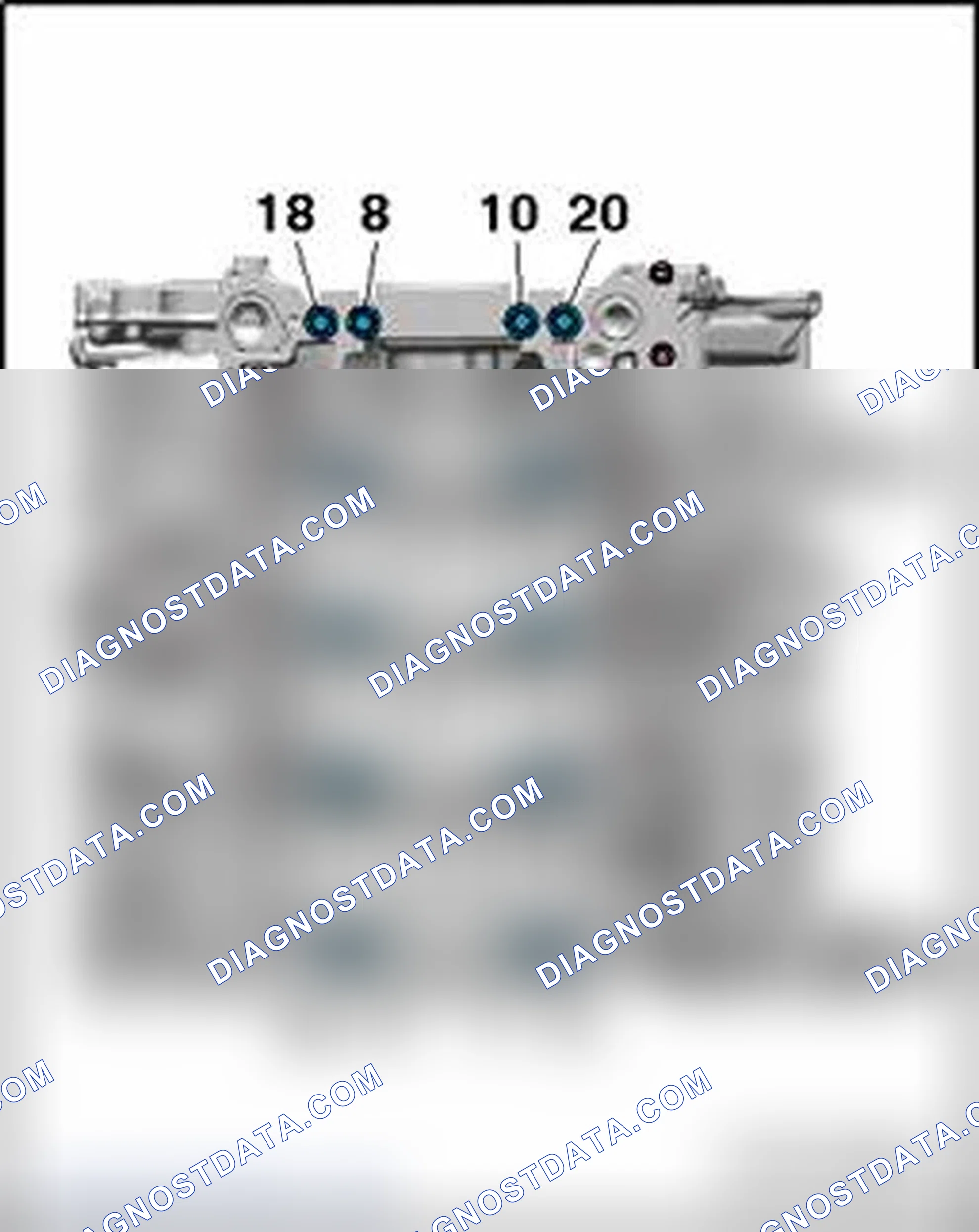 Scheme 484: Guide frame tightening sequence