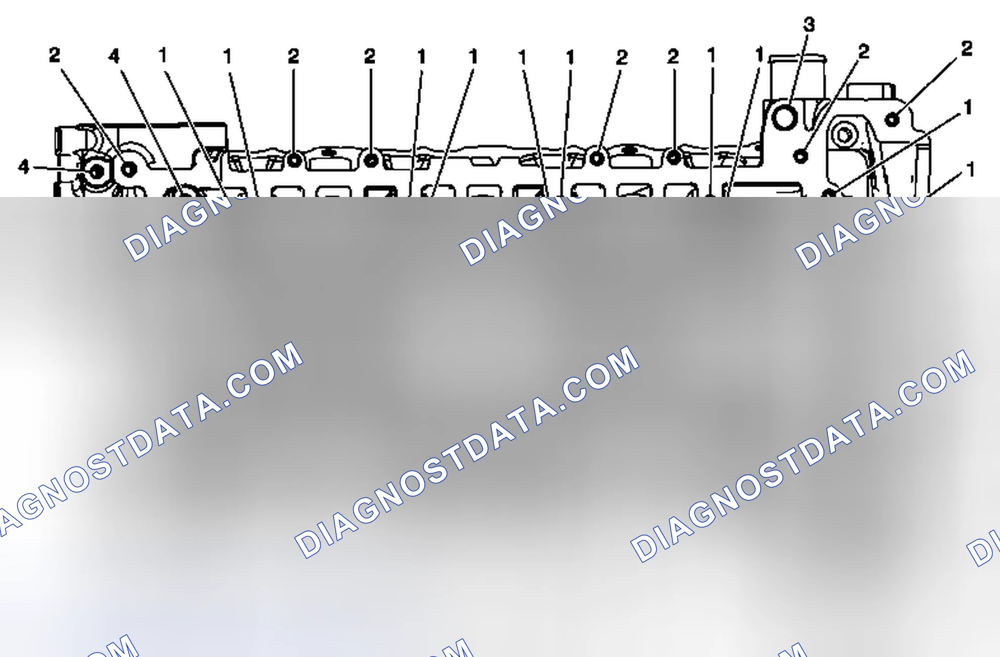 Scheme 23: Cylinder Head - Top View