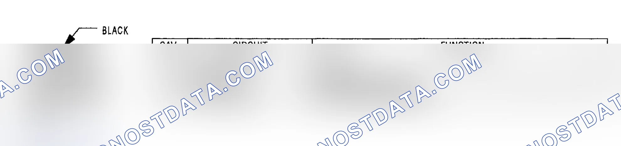 Scheme 361: LEAK DETECTION PUMP HARNESS CONNECTOR END VIEW