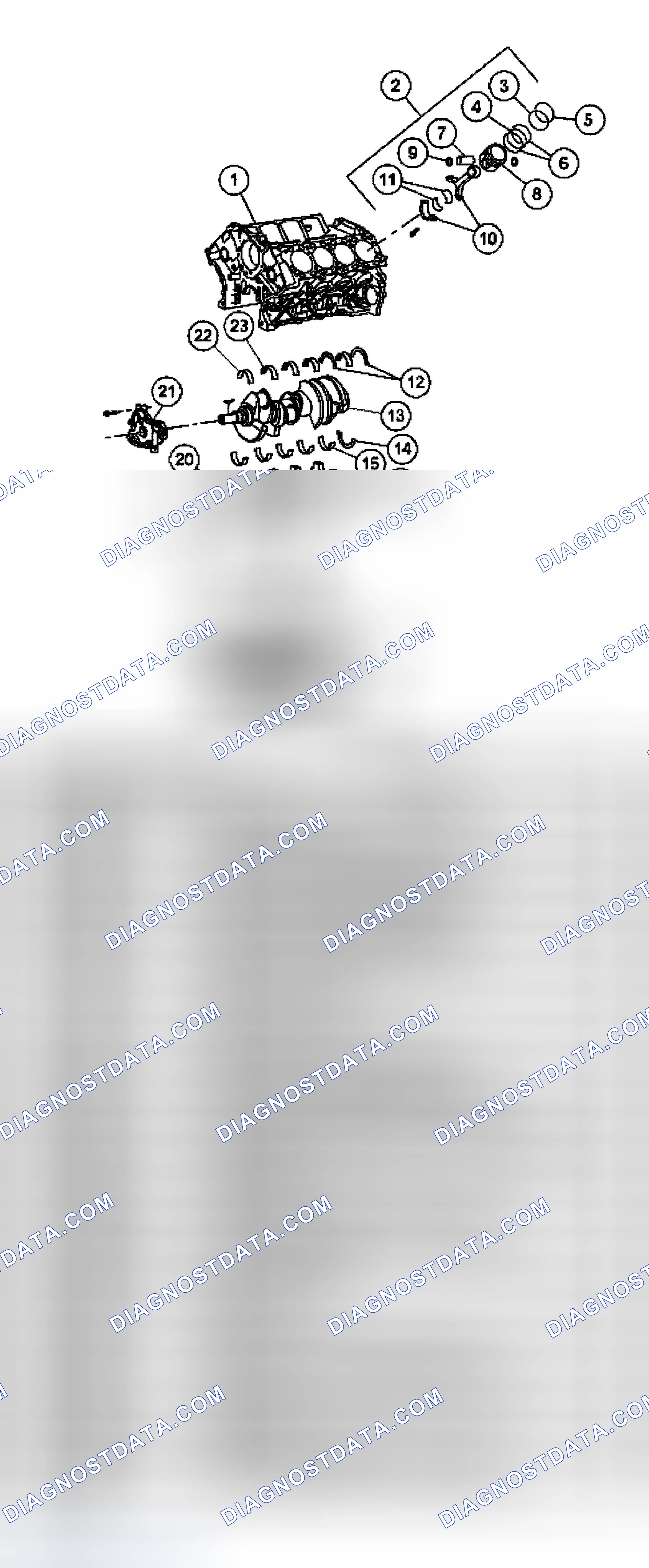 Scheme 234: 5.4L Engine - Lower End