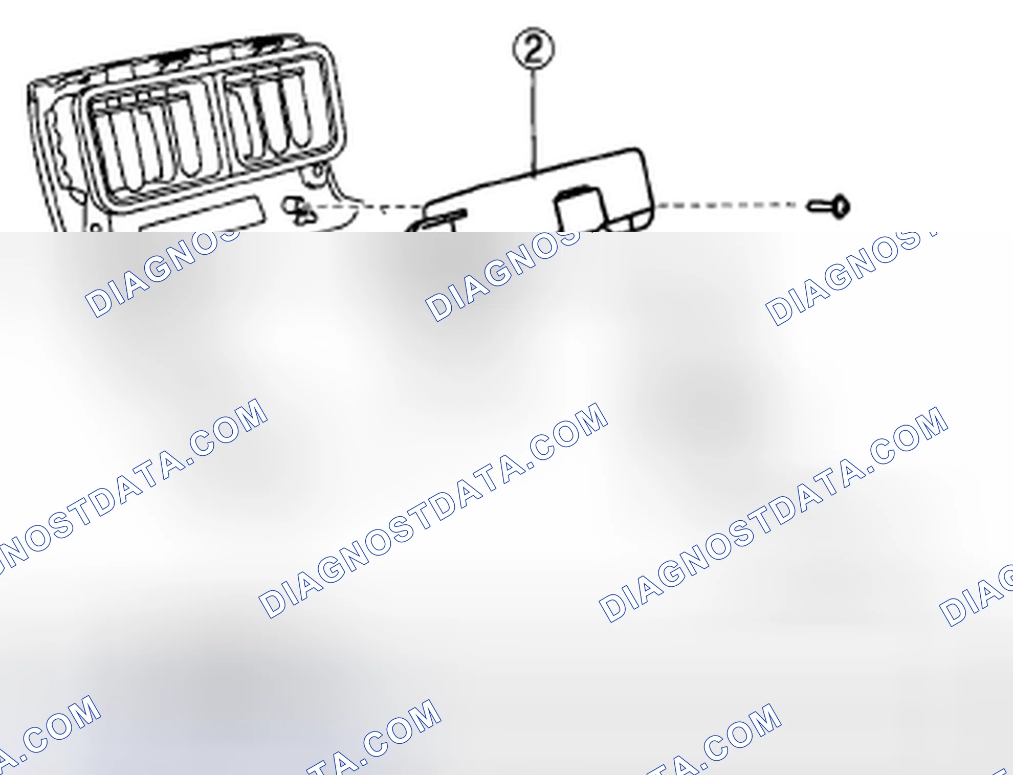 Scheme 30: REAR FAN SWITCH REMOVAL/INSTALLATION [FULL-AUTO AIR CONDITIONER]